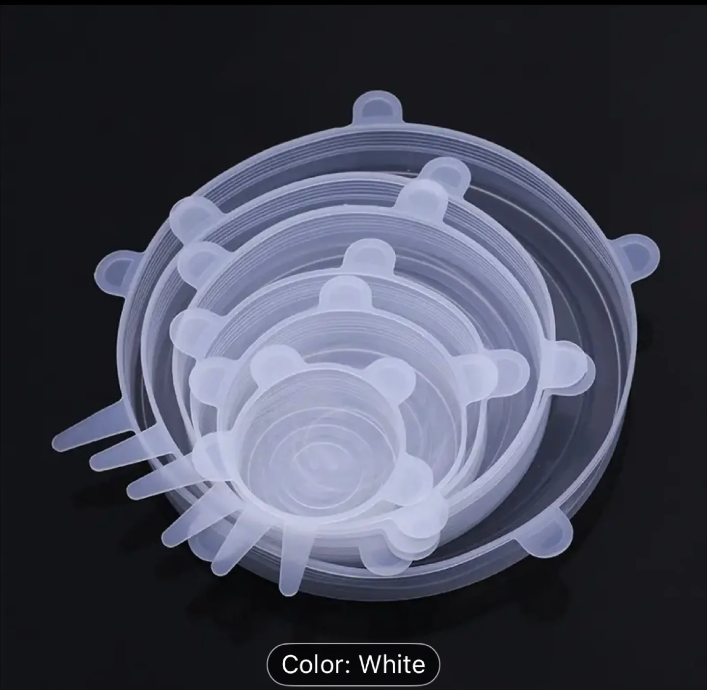 Reusable Silicone Stretch Lids - 6 sizes image indicator(3)