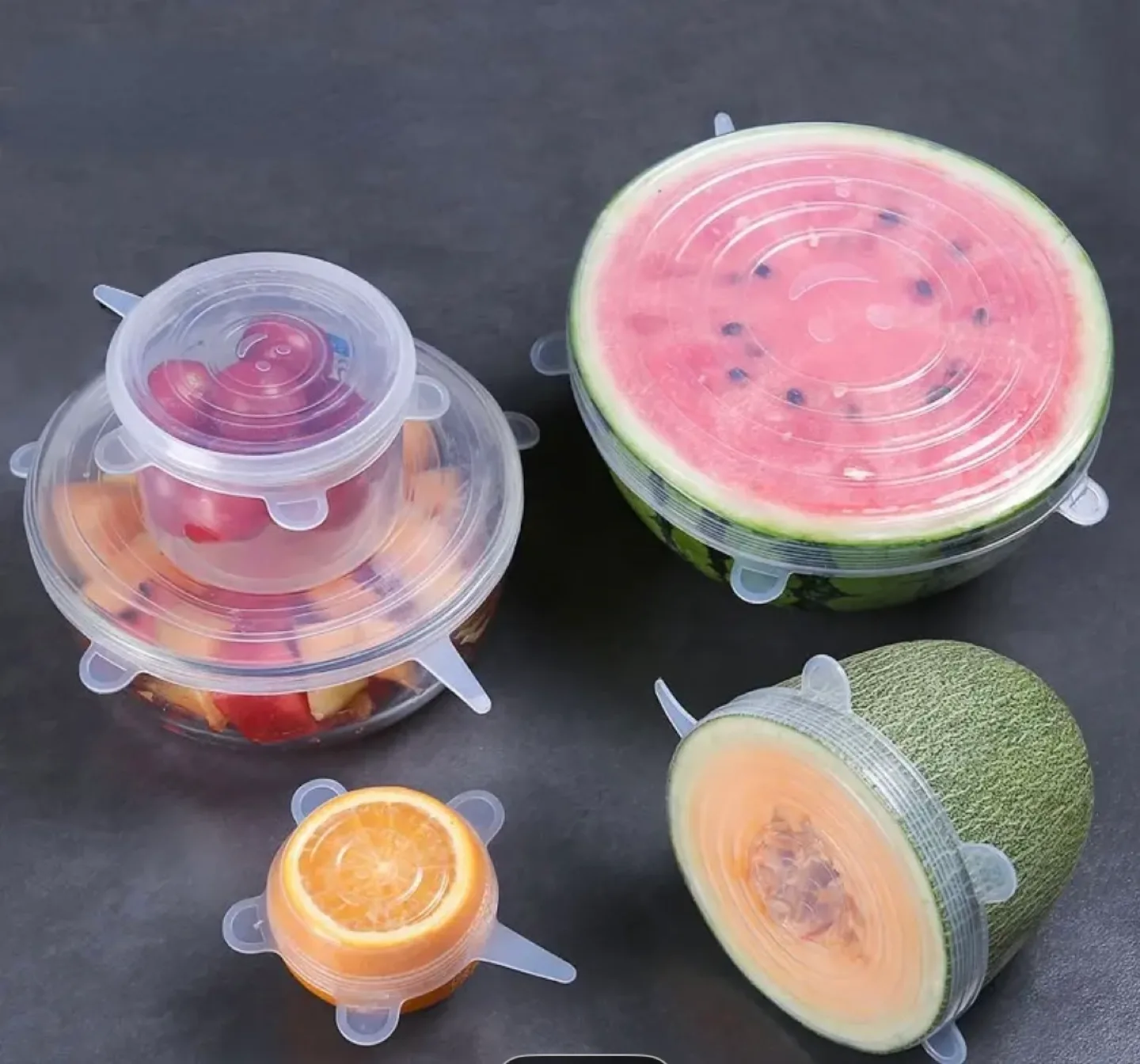 Reusable Silicone Stretch Lids - 6 sizes image indicator(8)