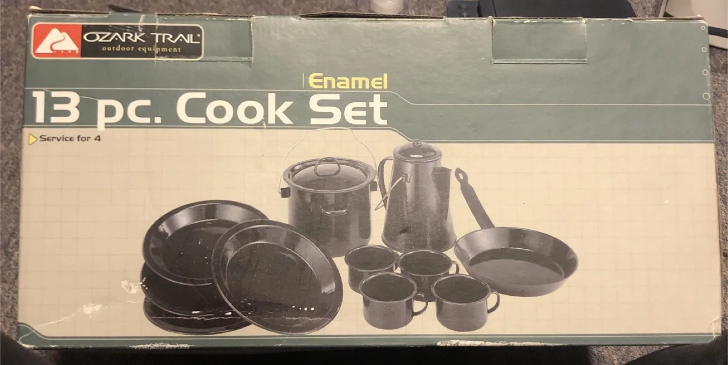Ozark Trail 13-pc Enamel Cook Set thumbnail