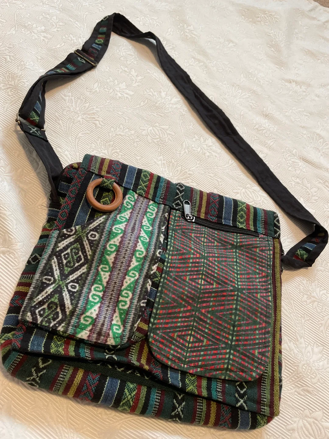 Ark Imports Cotton Shoulder Bag