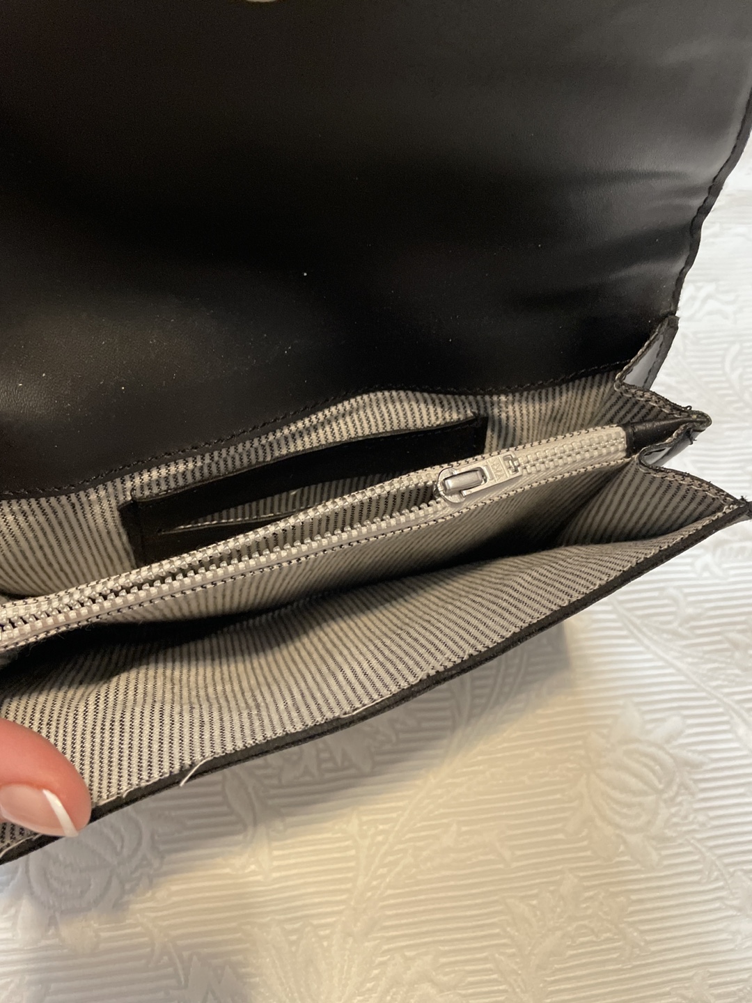 Brighton Black Leather Clutch - photo 2