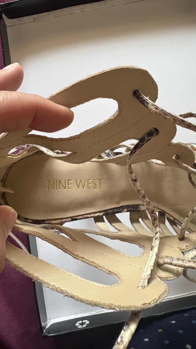 Nine West Snakeskin Heels - Size 7.5 - photo 3