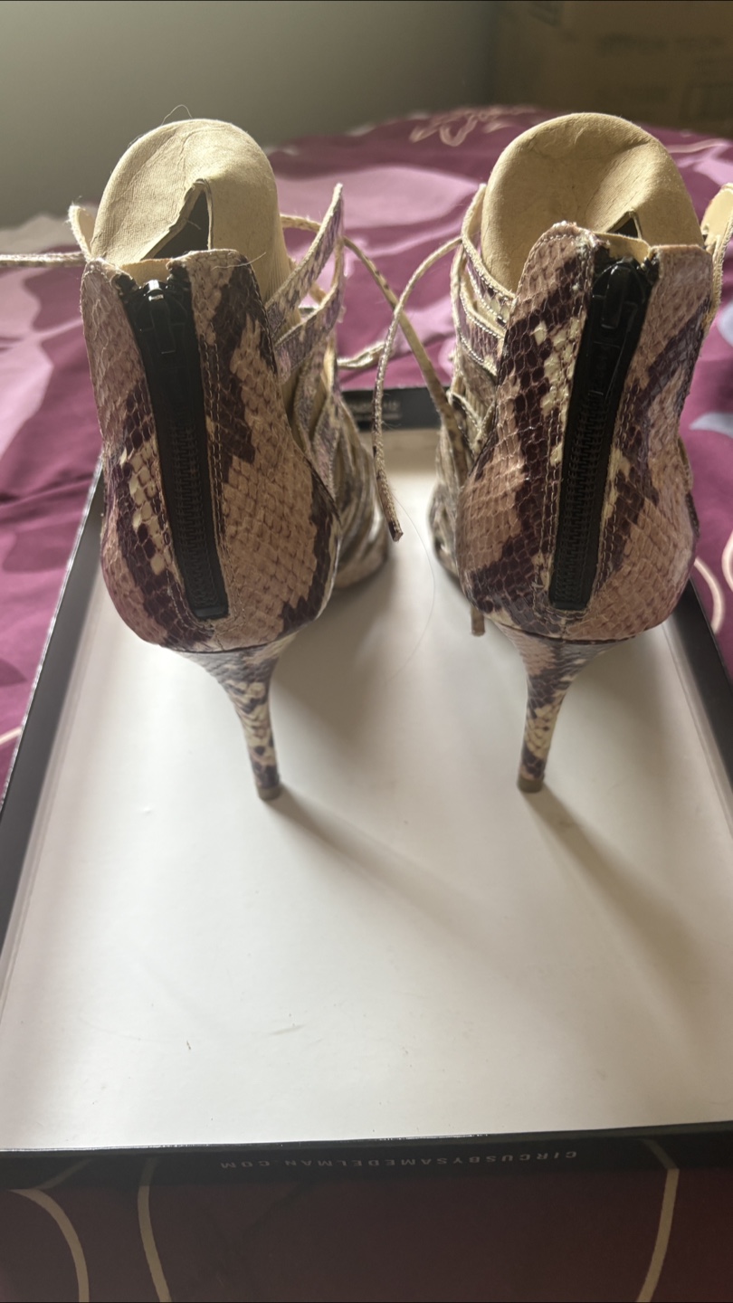 Nine West Snakeskin Heels - Size 7.5 - photo 2