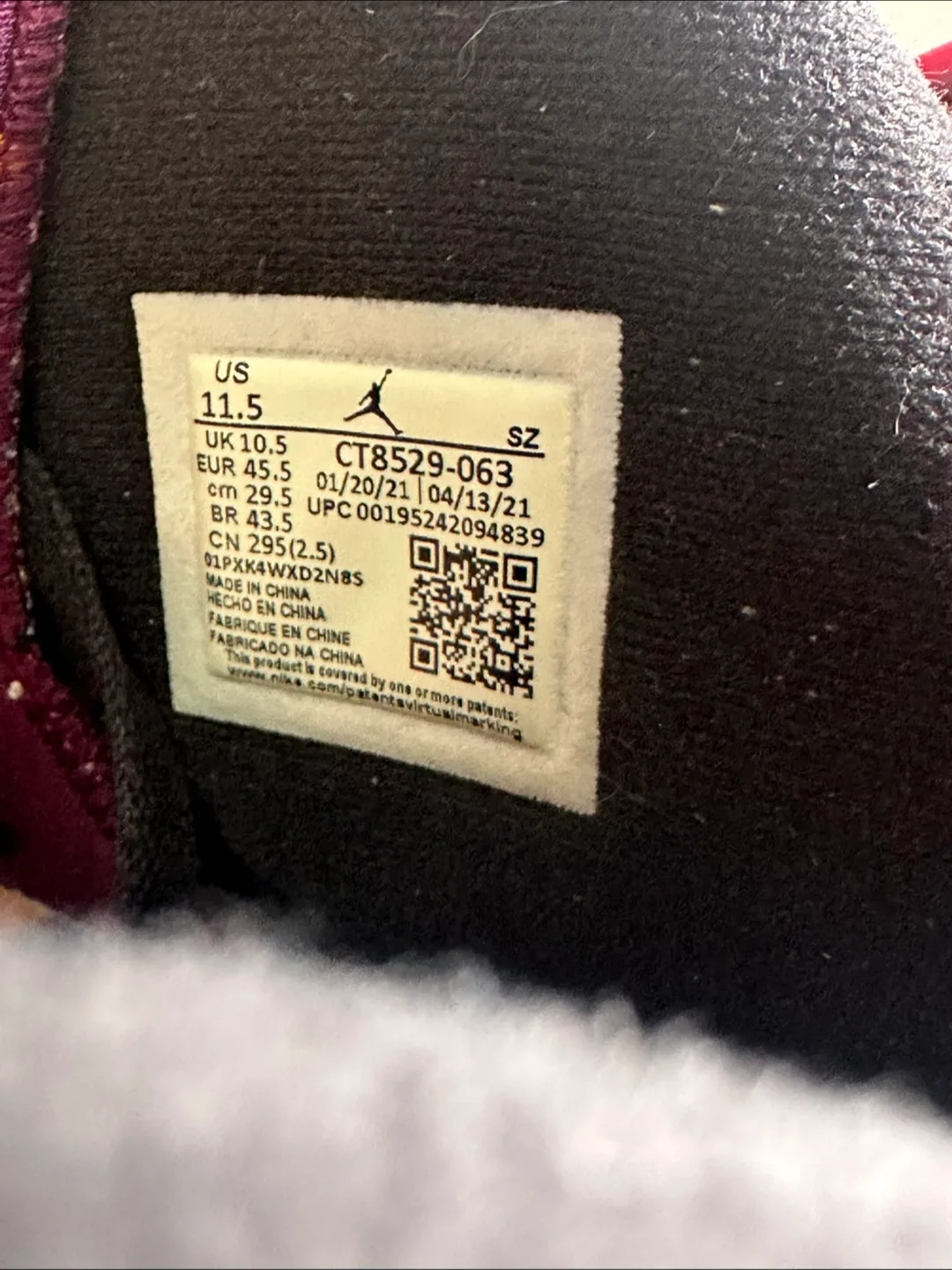 Air Jordan 6 Retro Bordeaux image indicator(6)