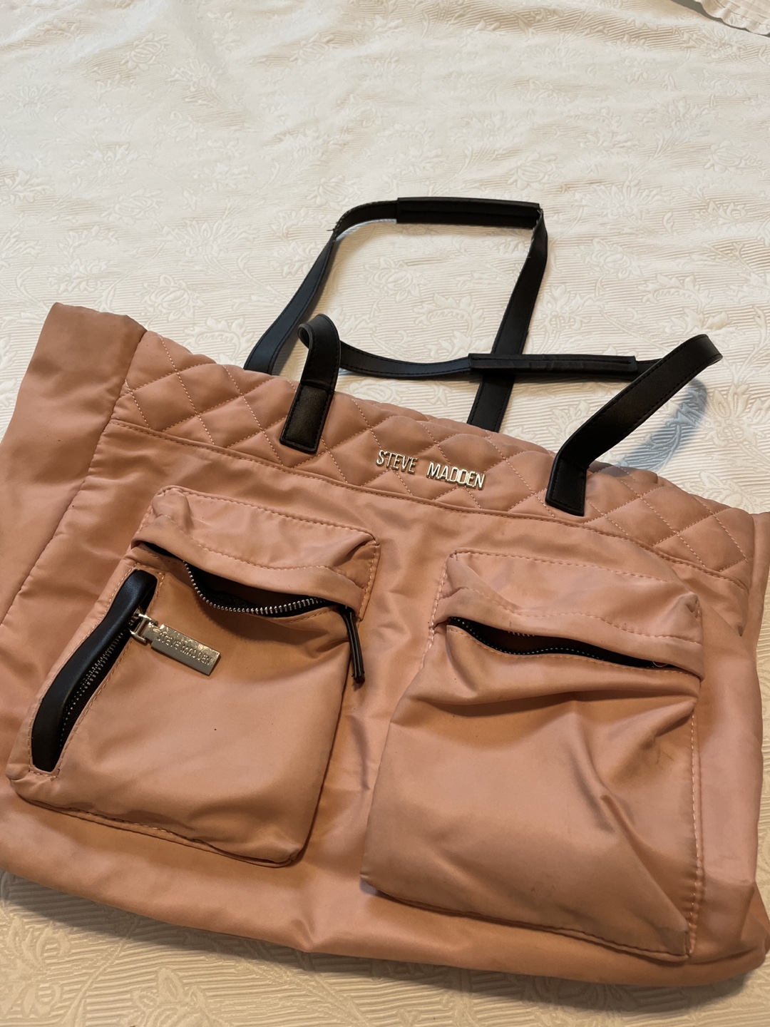 Steve Madden Blush Pink Tote Bag