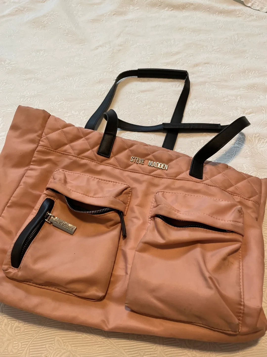 Steve Madden Blush Pink Tote Bag
