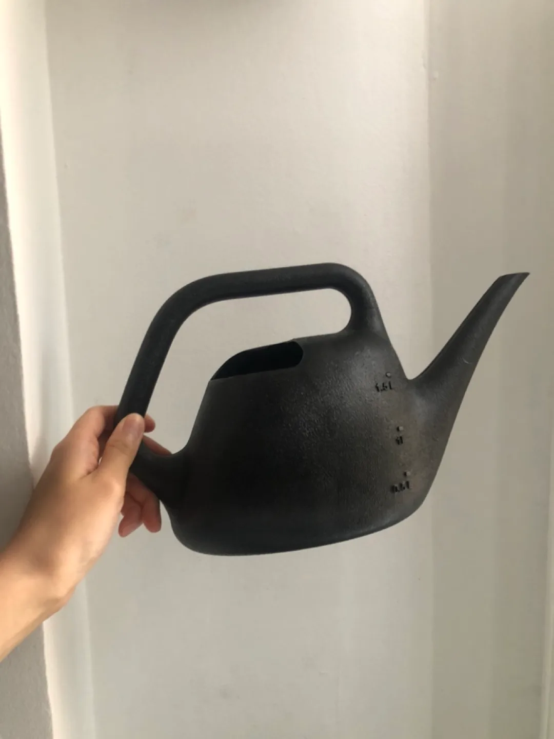 Black Watering Can - 1.5L thumbnail