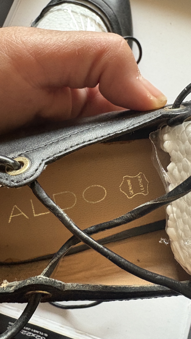 Aldo Alize-97 Black Lace-Up Flats - Size 8.5 - photo 3