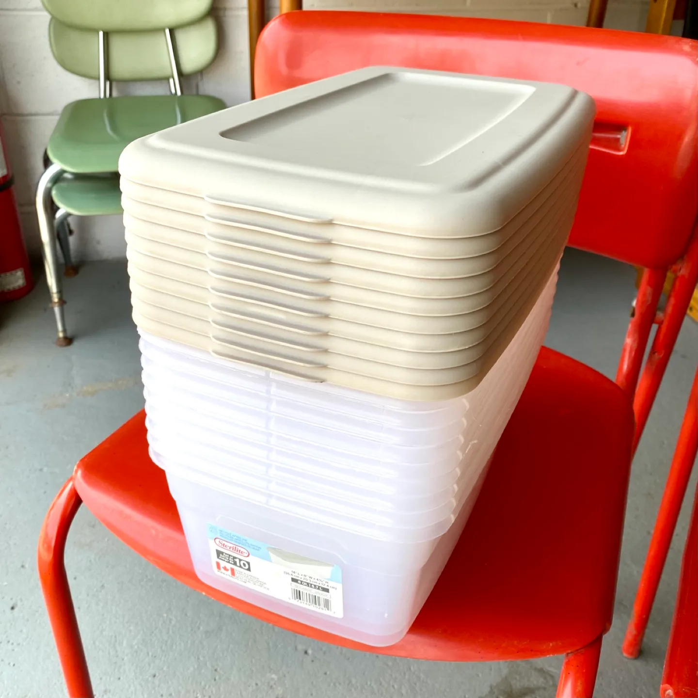 10x Small Sterilite Storage Bins thumbnail