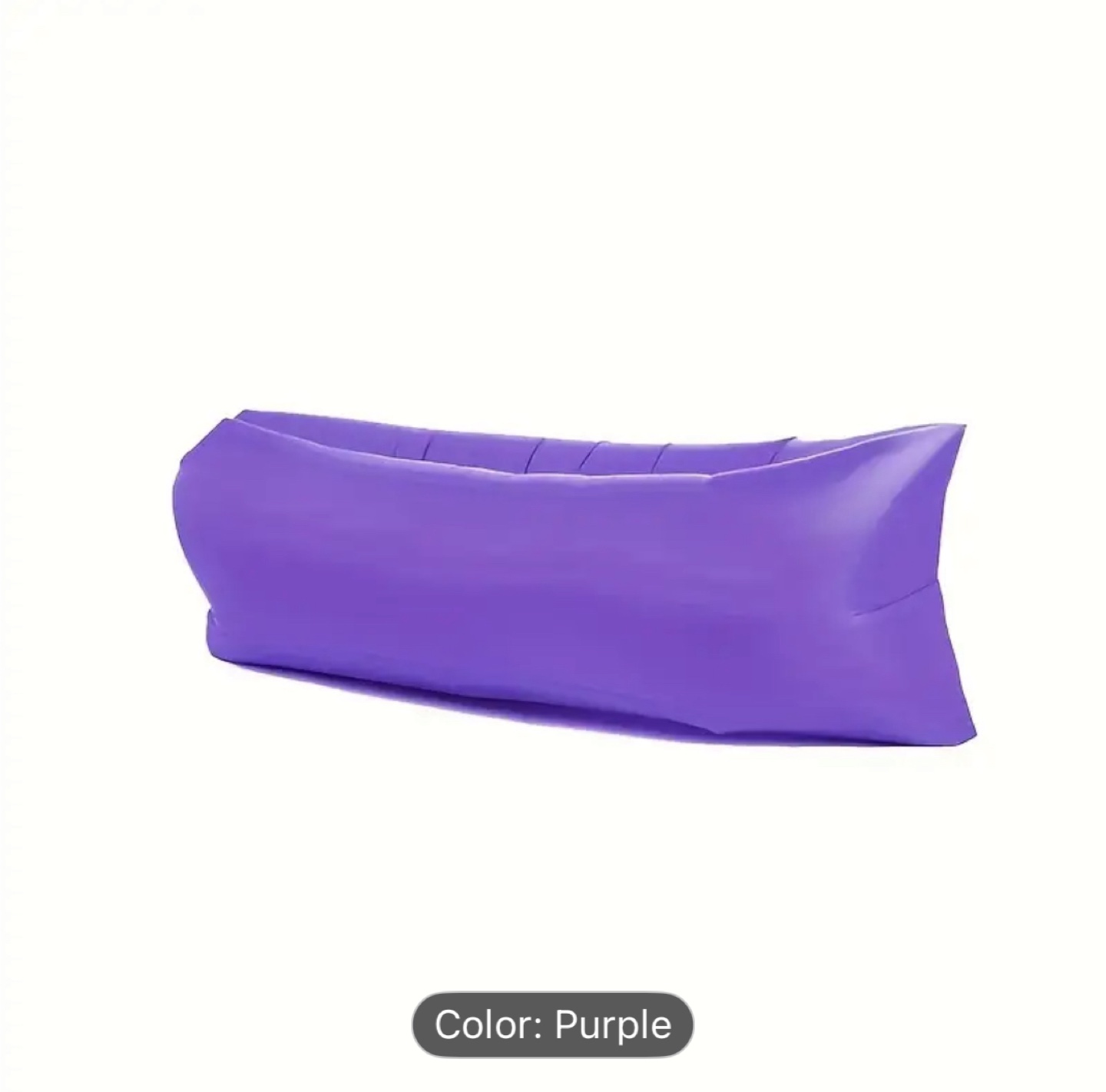 Wind-Inflatable Lounger - Purple