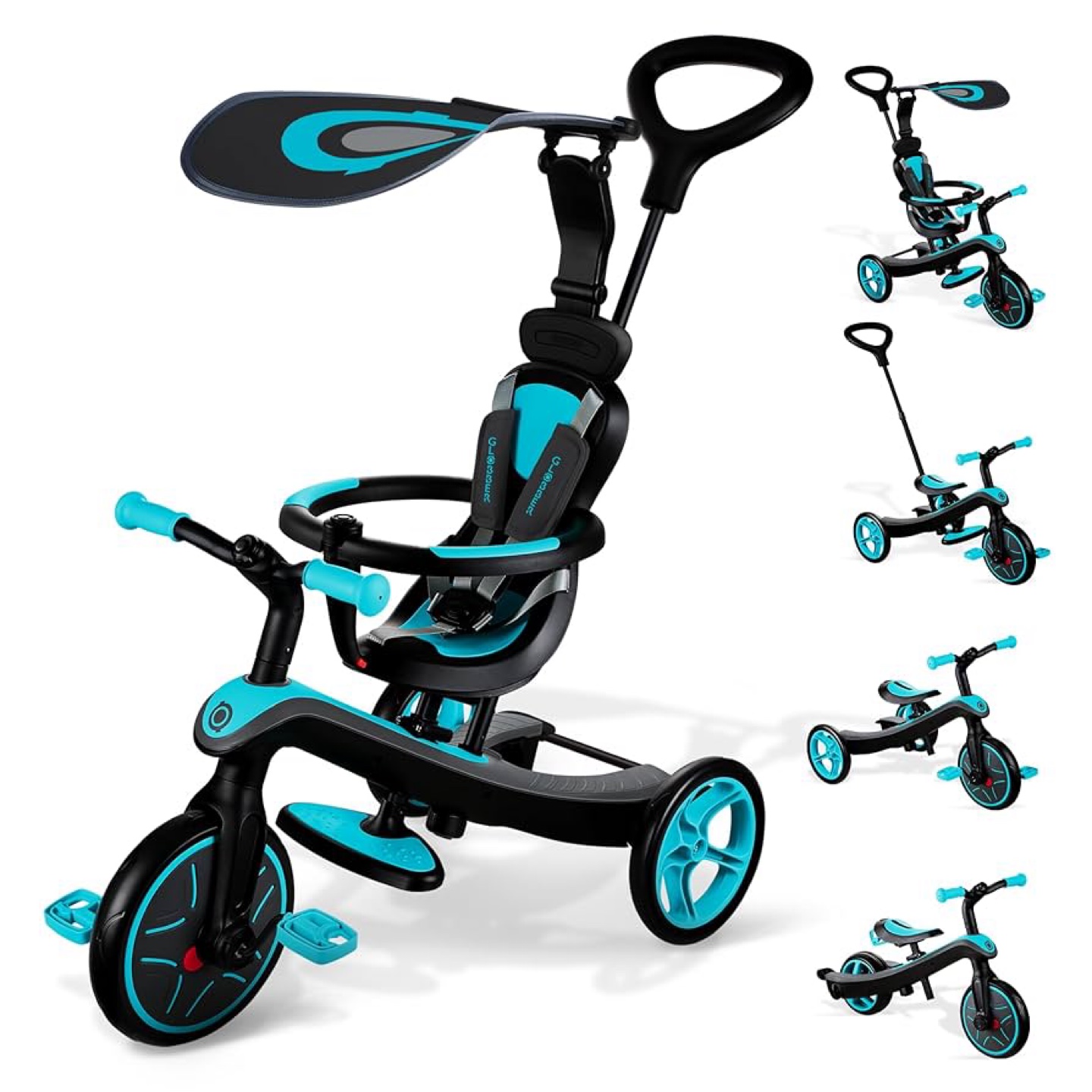 Globber Explorer Trike 4 in 1 - Teal