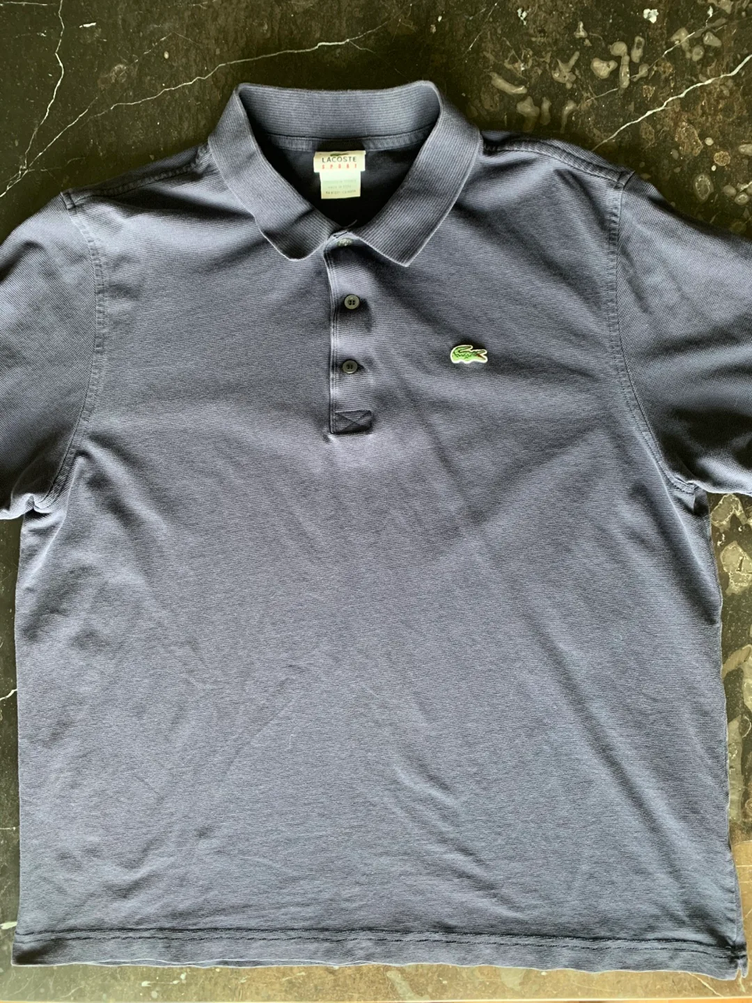 Lacoste Men’s Navy Polo Shirt - Size 7 thumbnail