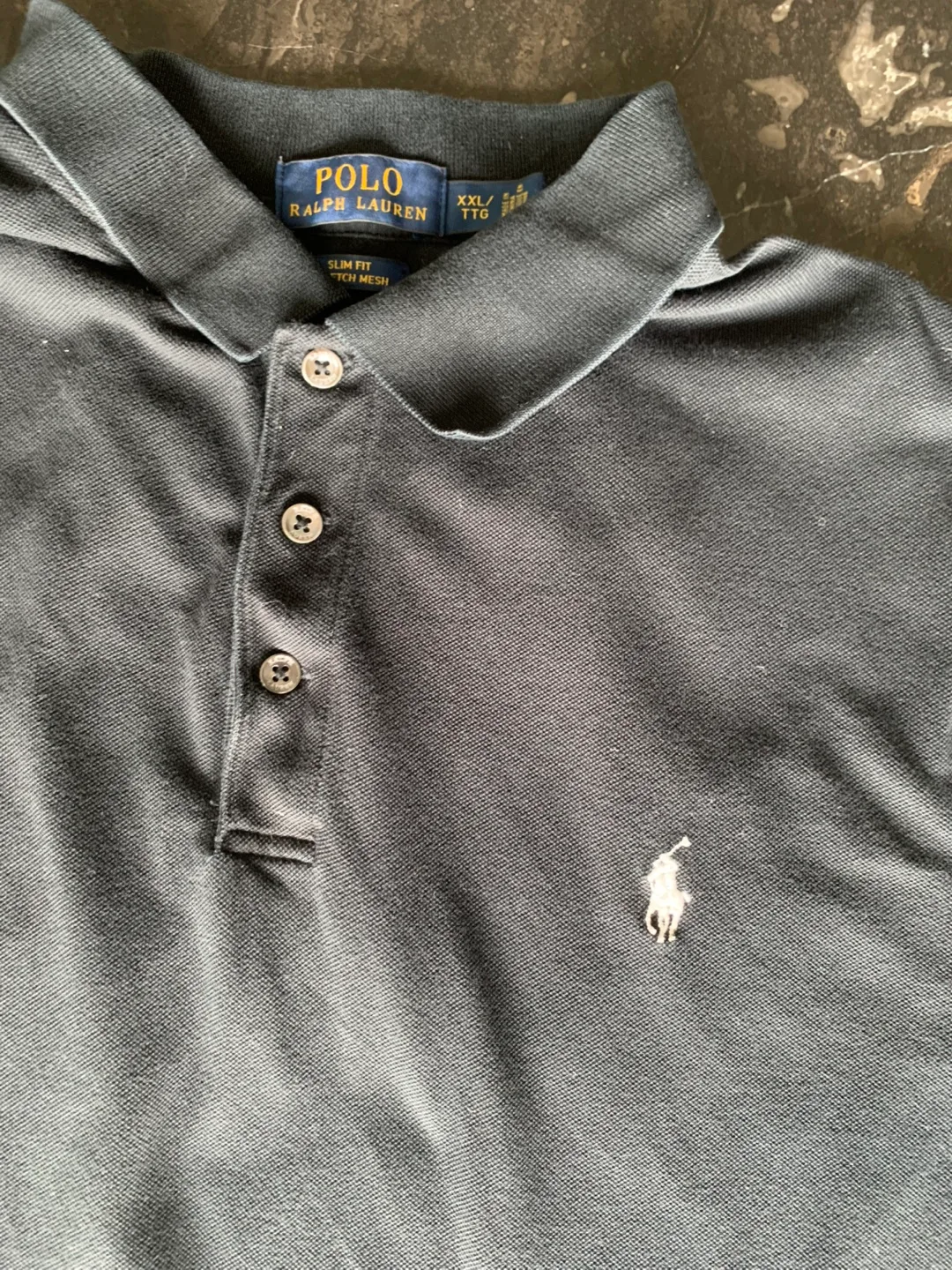 Ralph Lauren Black Polo Shirt Men’s XXL image indicator(2)