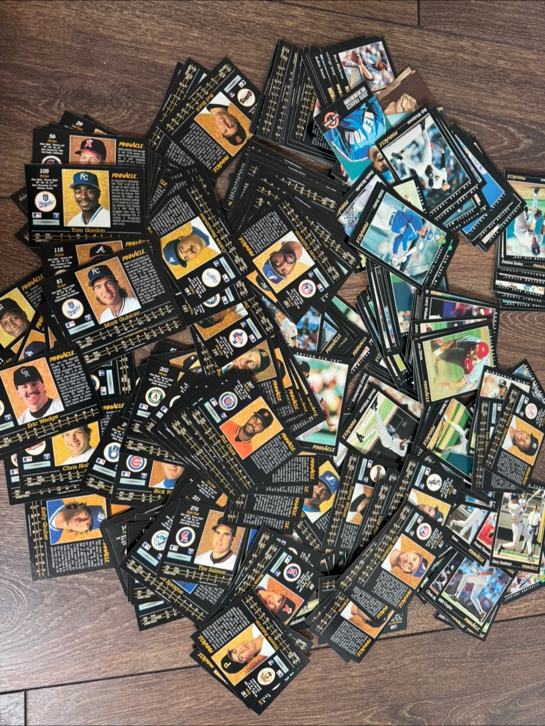 🔥 Vintage Pinnacle Baseball Card Collection – Huge Lot! 🔥 thumbnail