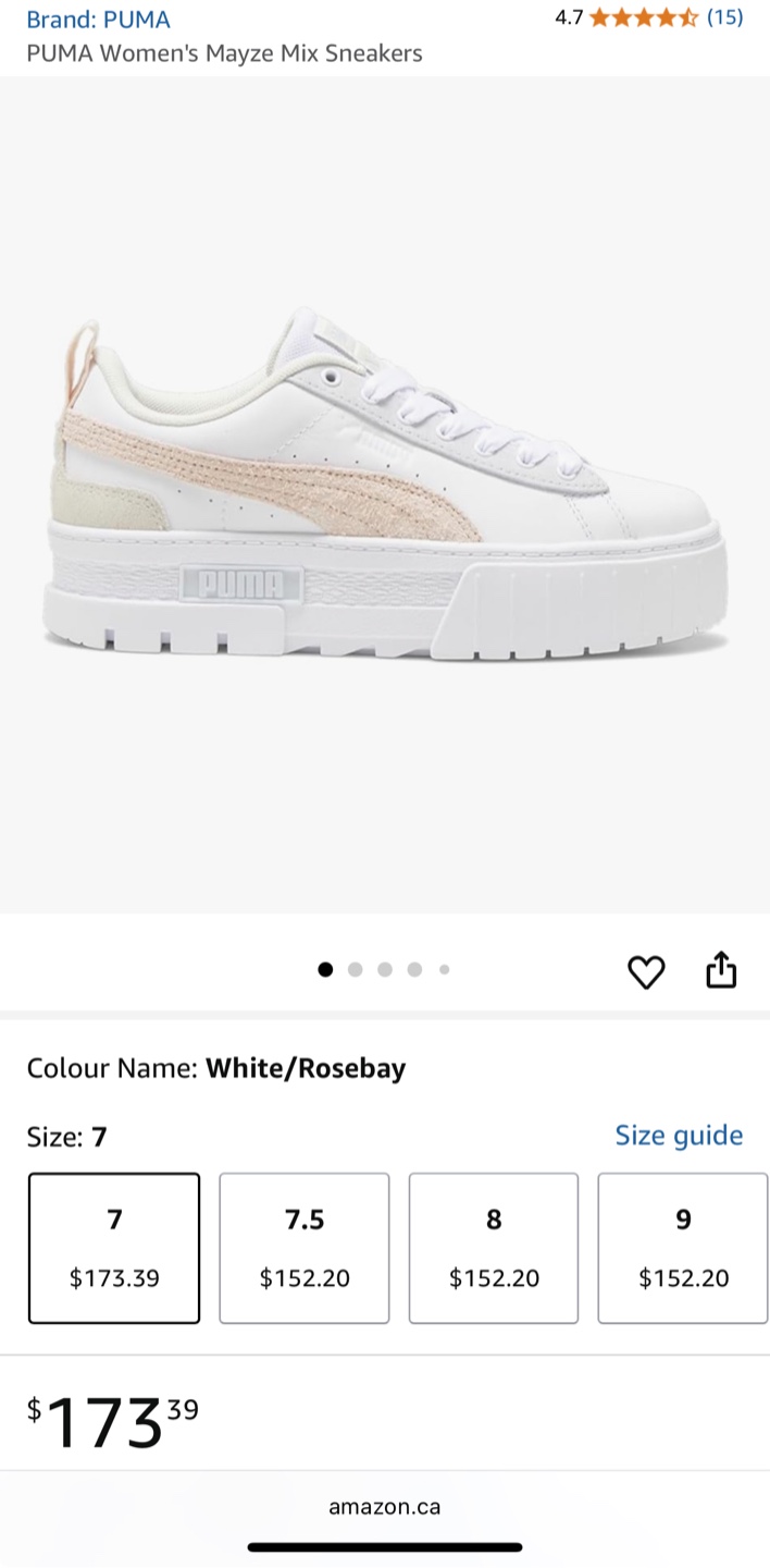 PUMA Women's Mayze Mix Sneakers - Size 10 - photo 2