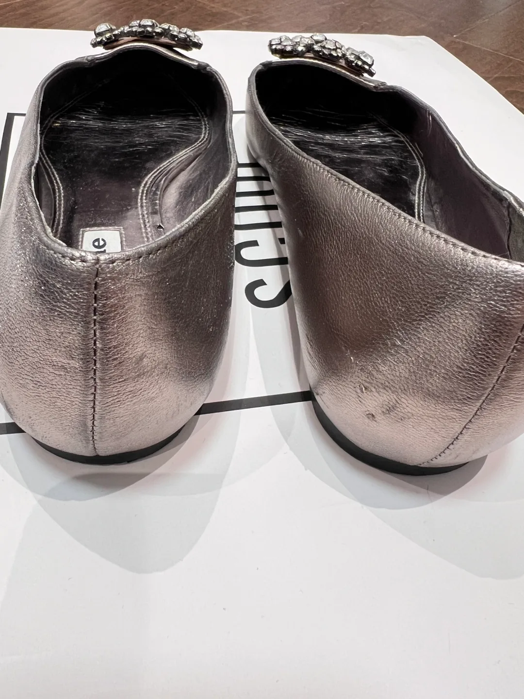 Dune London Embellished Pointed Flats- EUR37 image indicator(4)