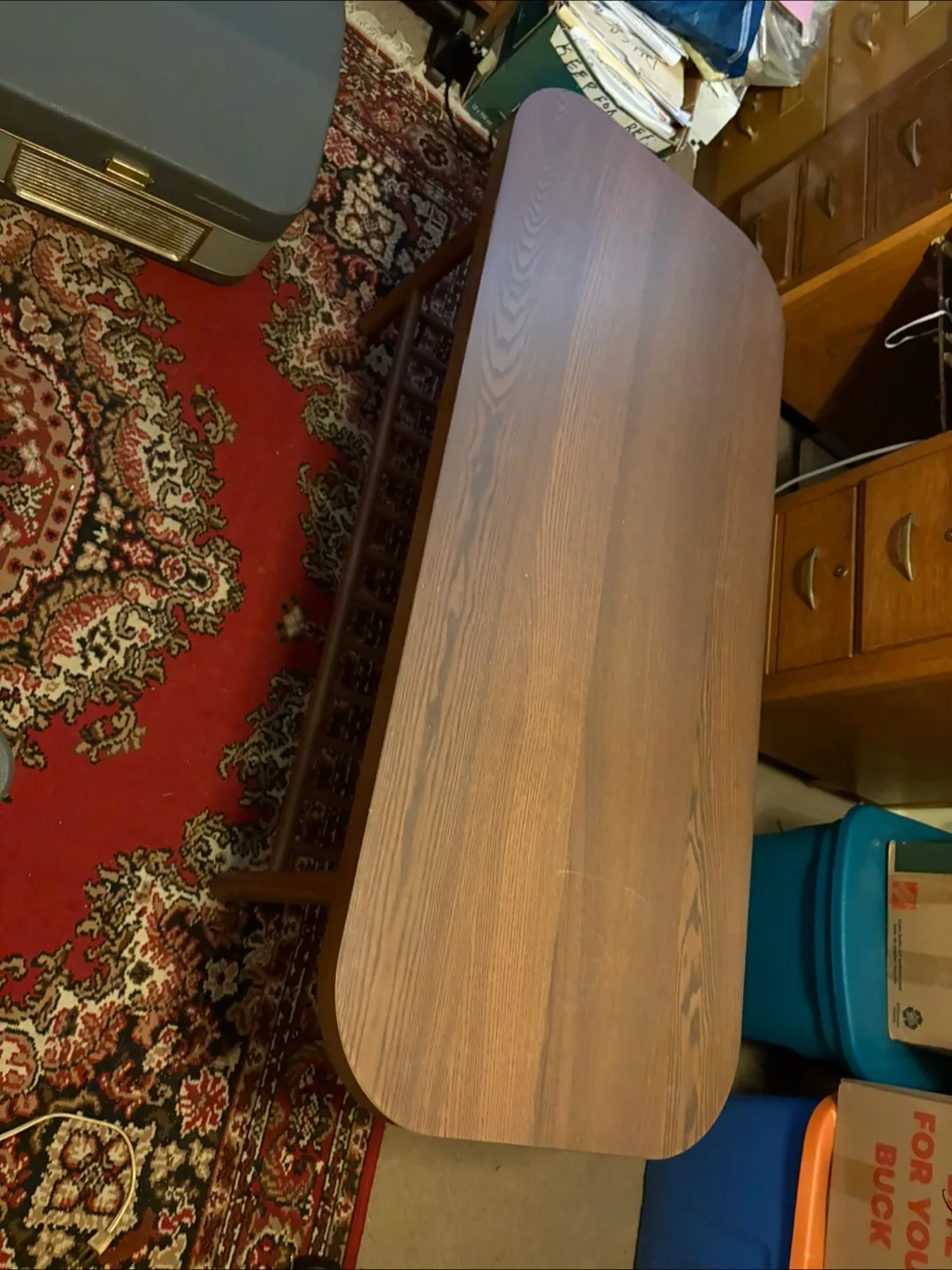 Wooden Coffee Table with Shelf thumbnail