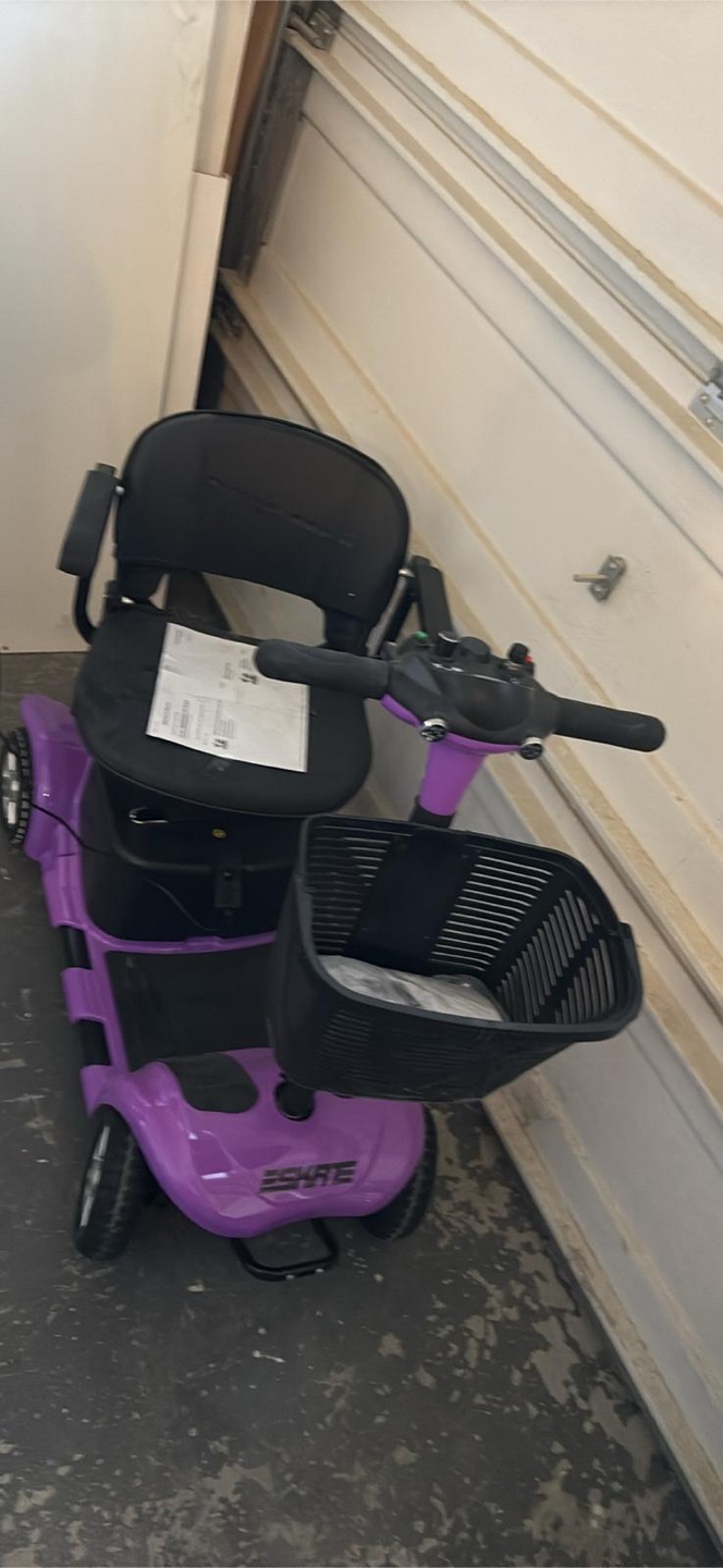 Purple Mobility Scooter