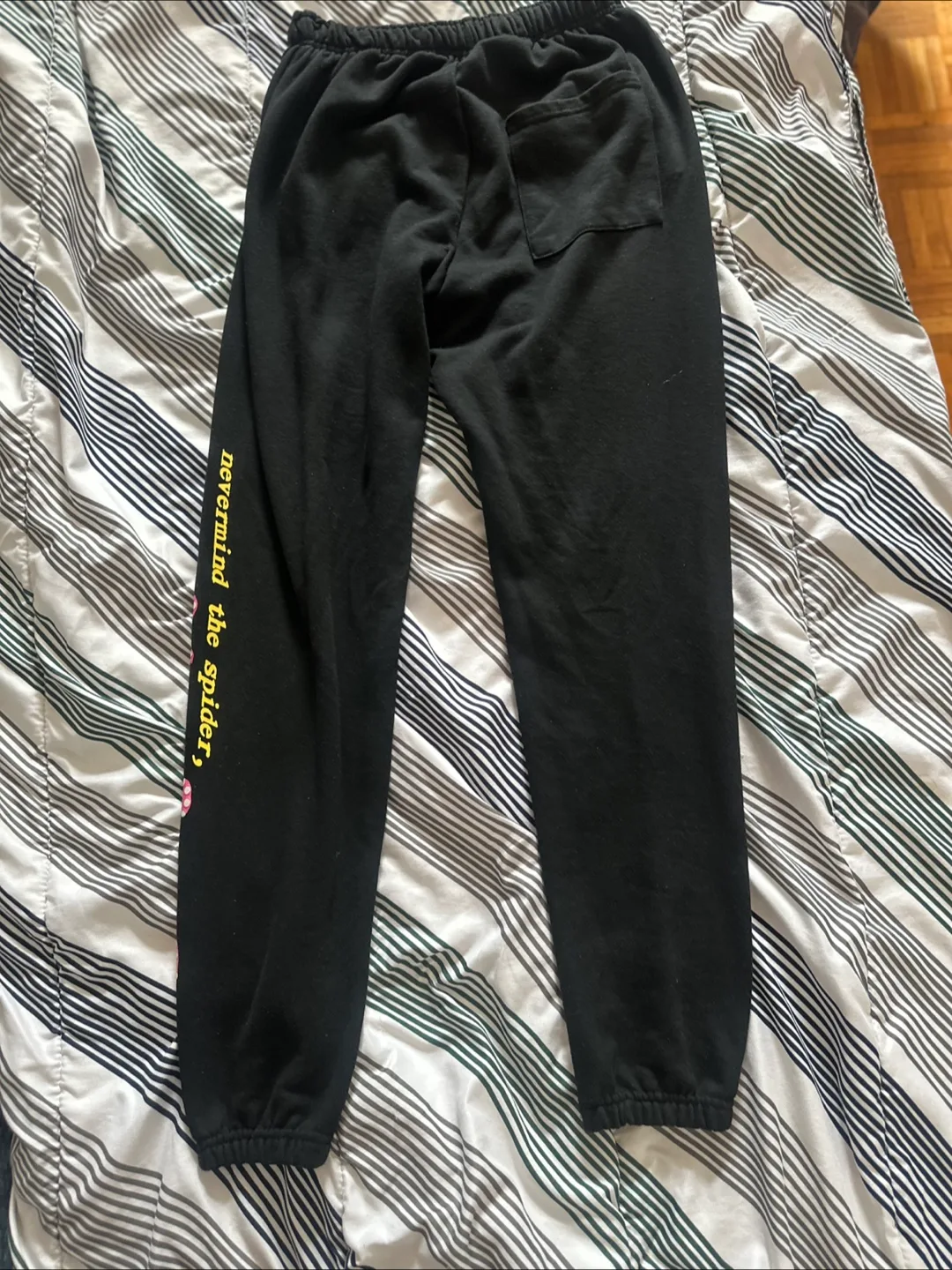 Spider Worldwide Black Sweatpants image indicator(3)