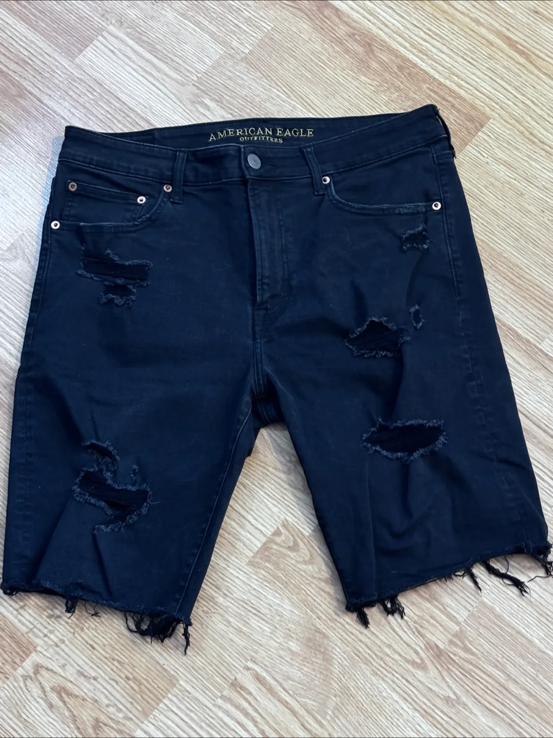 American Eagle NE(X)T Level Flex Denim Shorts - Size 34❤️ thumbnail