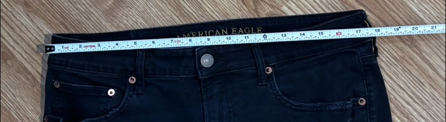 American Eagle NE(X)T Level Flex Denim Shorts - Size 34❤️ image indicator(9)