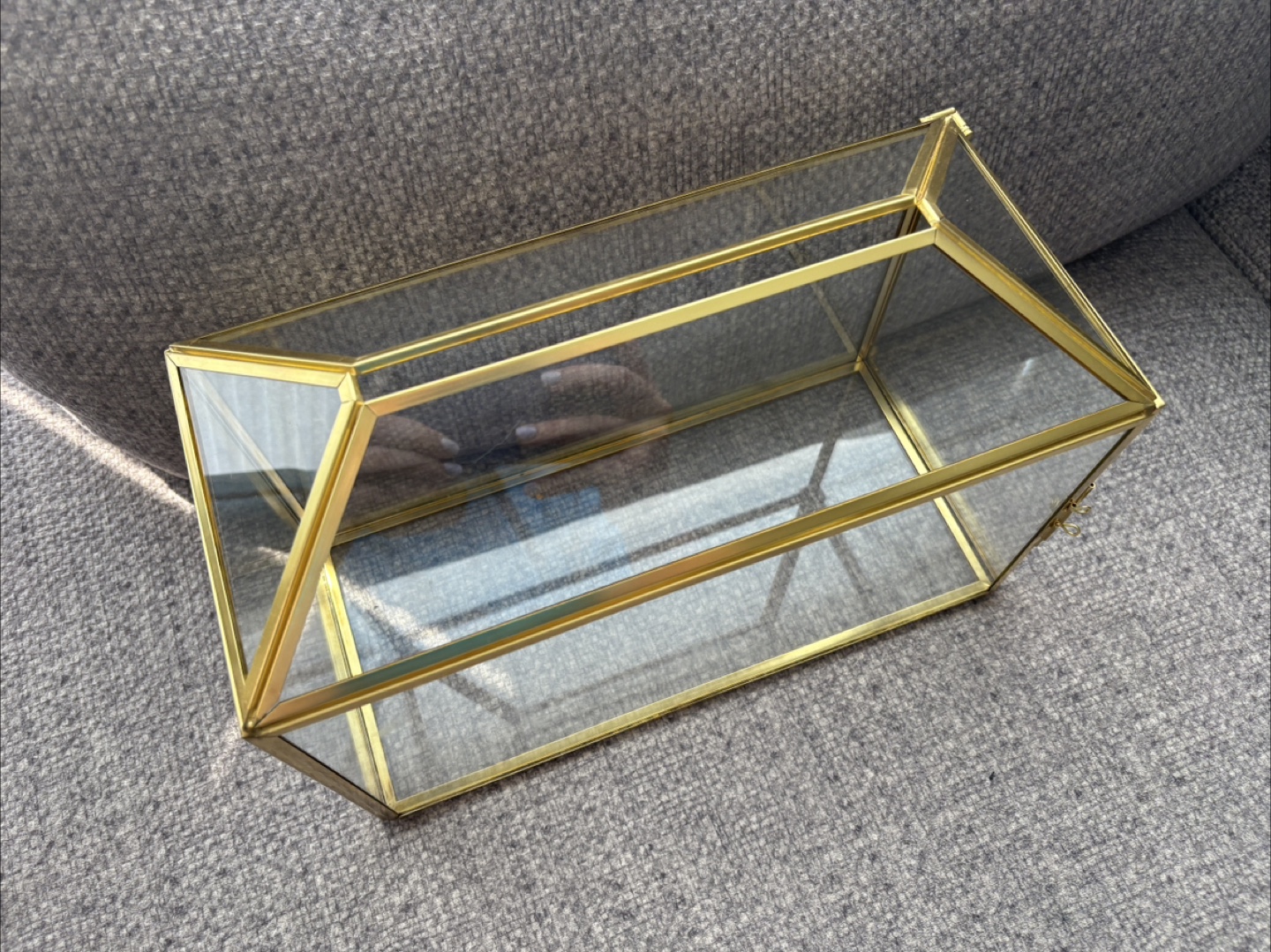 Gold Card Box with Lock and Key - photo 3