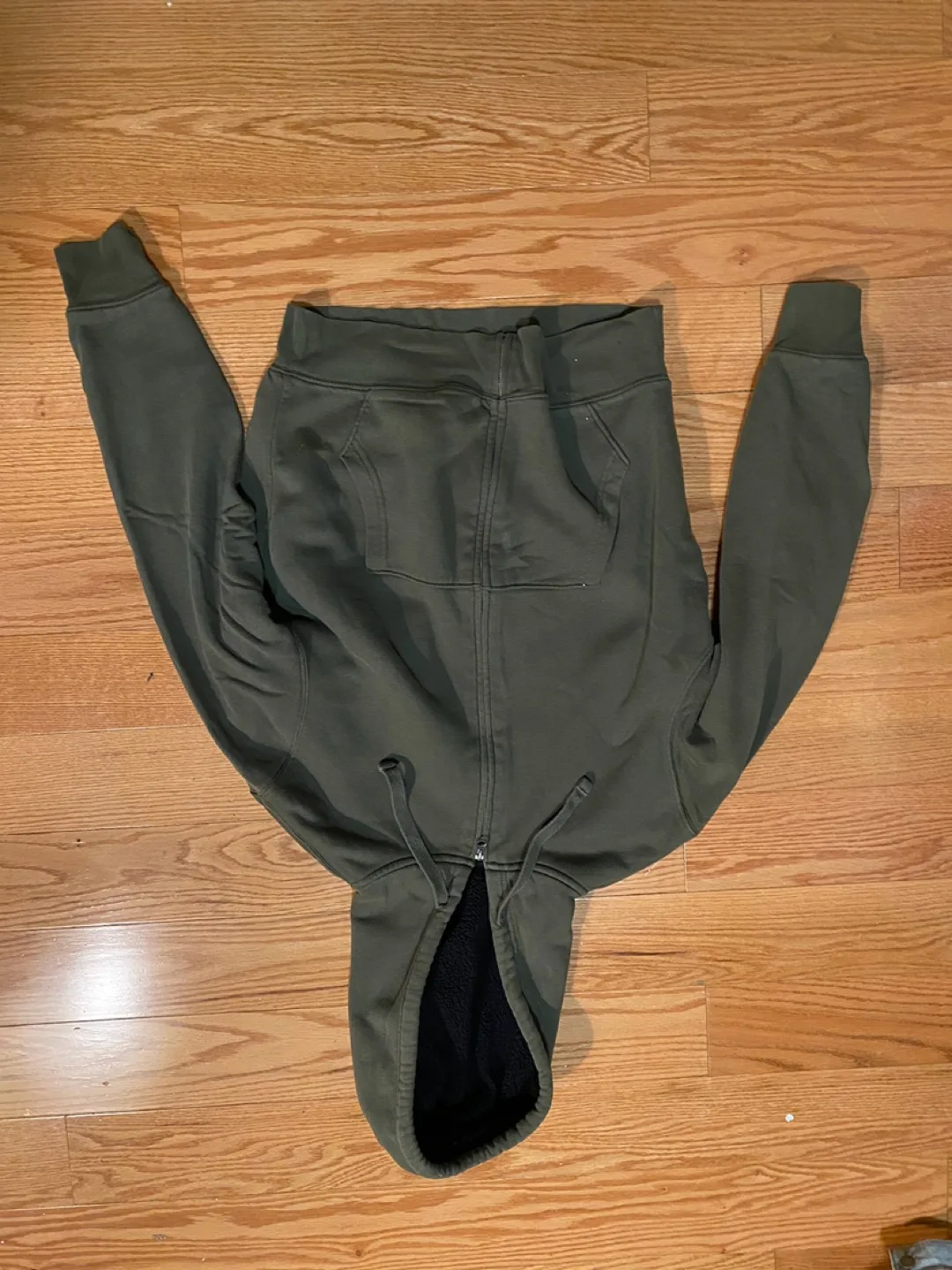 Lululemon Scuba Full Zip Hoodie Olive Green thumbnail