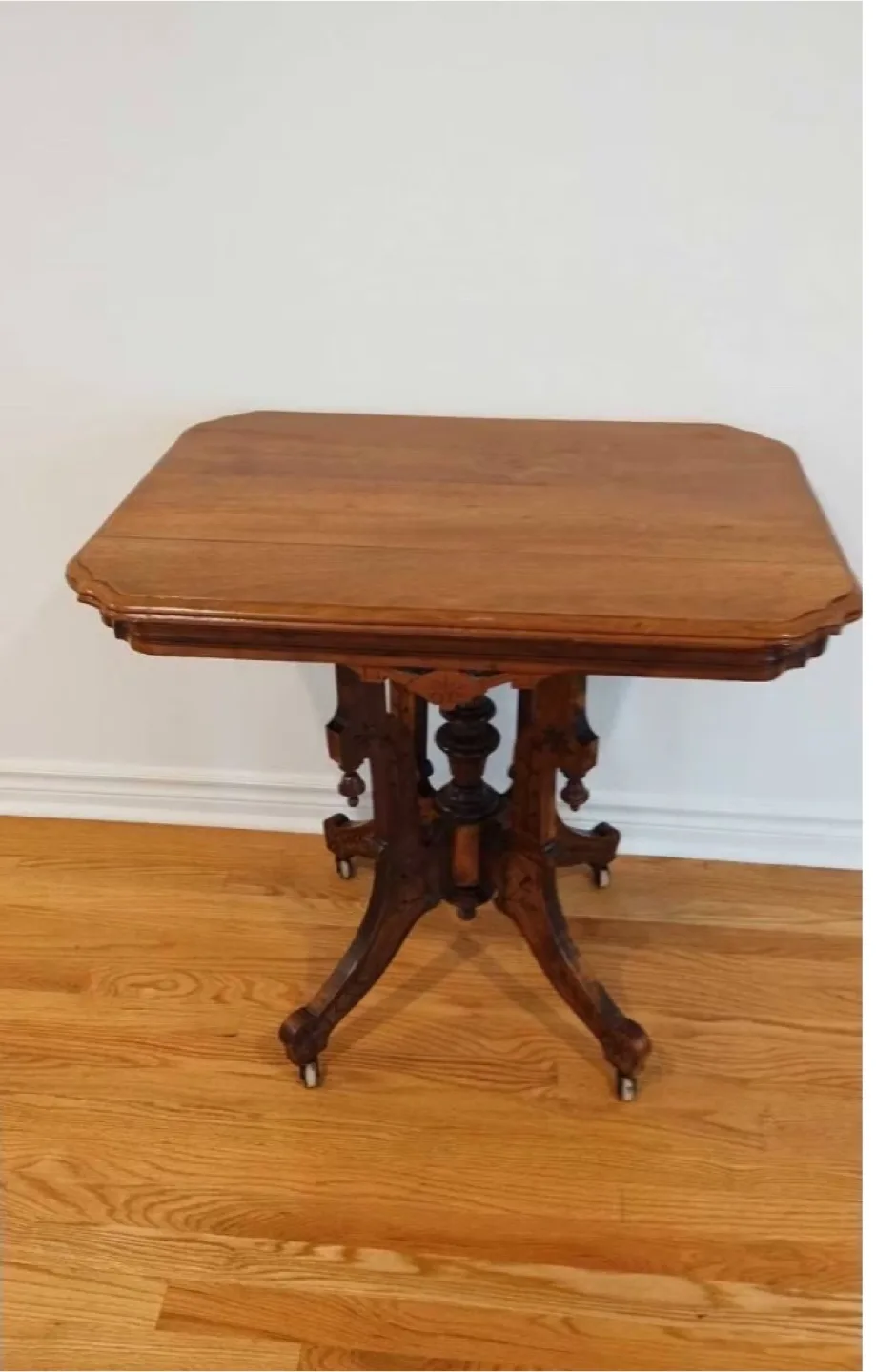 Antique Wooden Side Table thumbnail