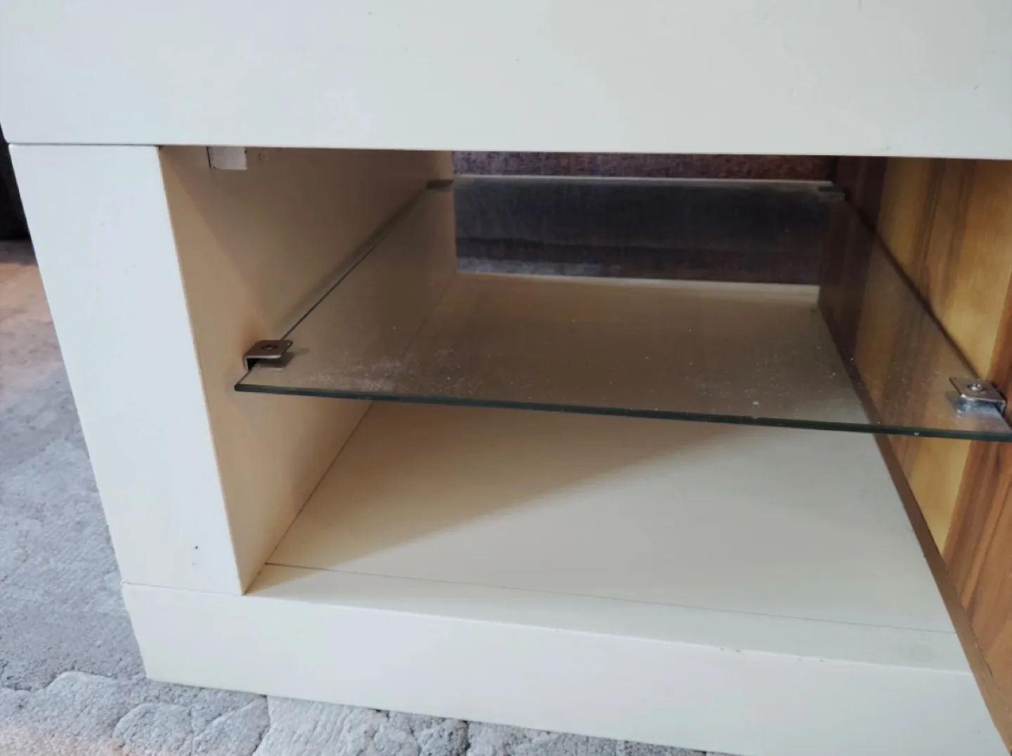 Modern White & Wood Coffee Table image indicator(4)