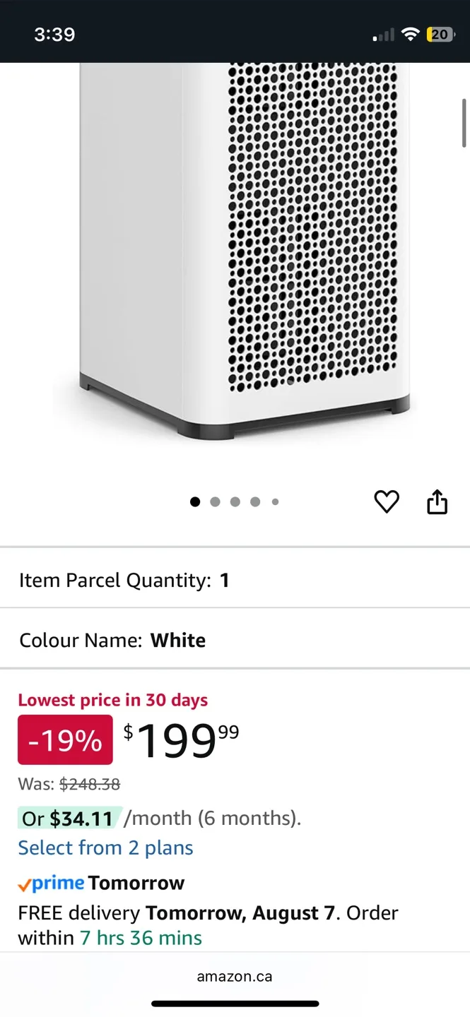 Medify Air MA-40 Air Purifier - White image indicator(2)