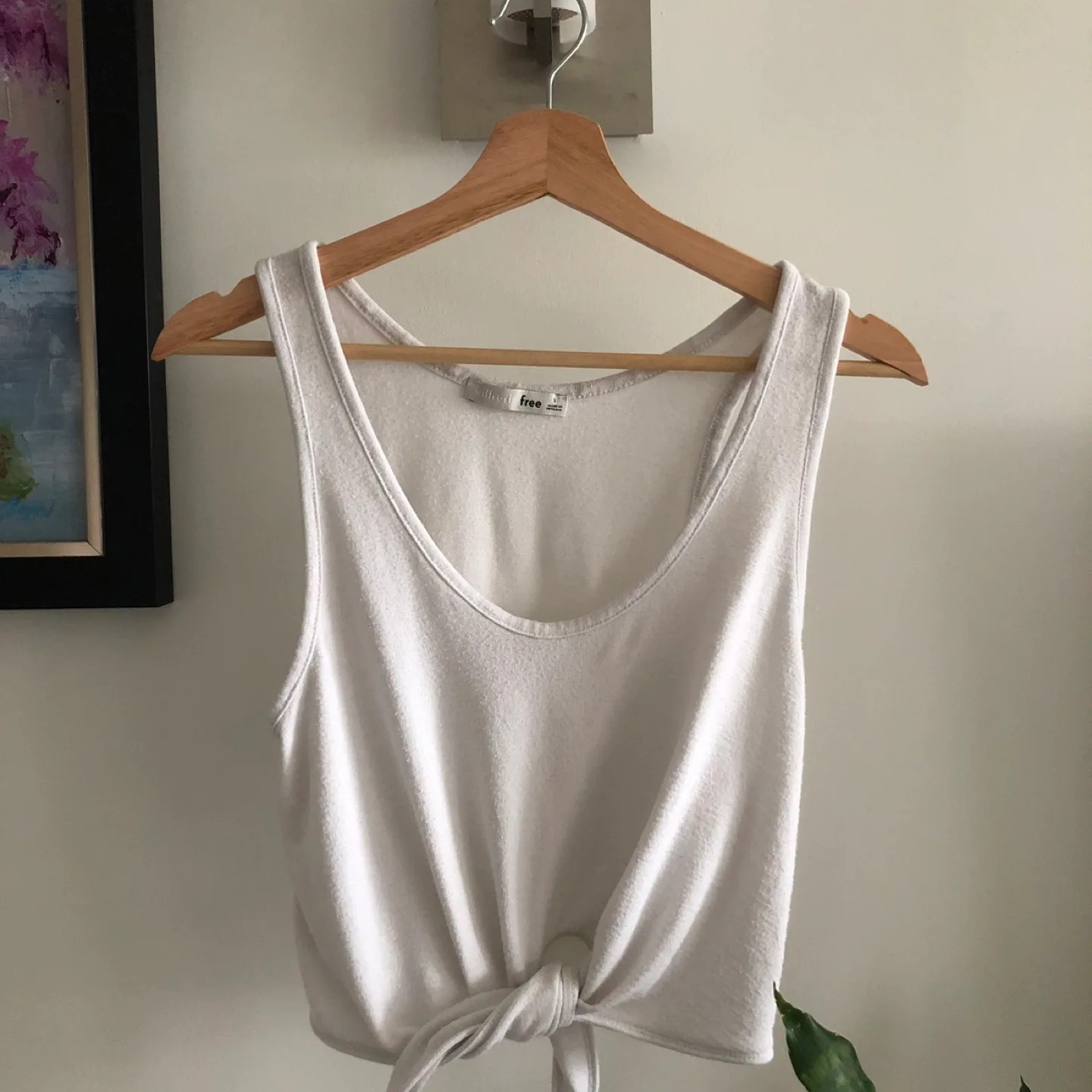 Wilfred Free Jeronimo White Tank Top - Size S thumbnail