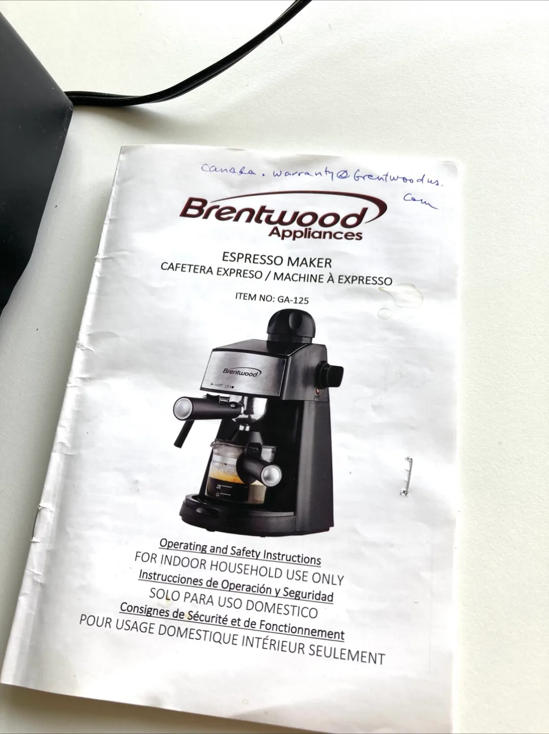 ✨Brentwood Espresso/ cappuccino Maker image indicator(4)