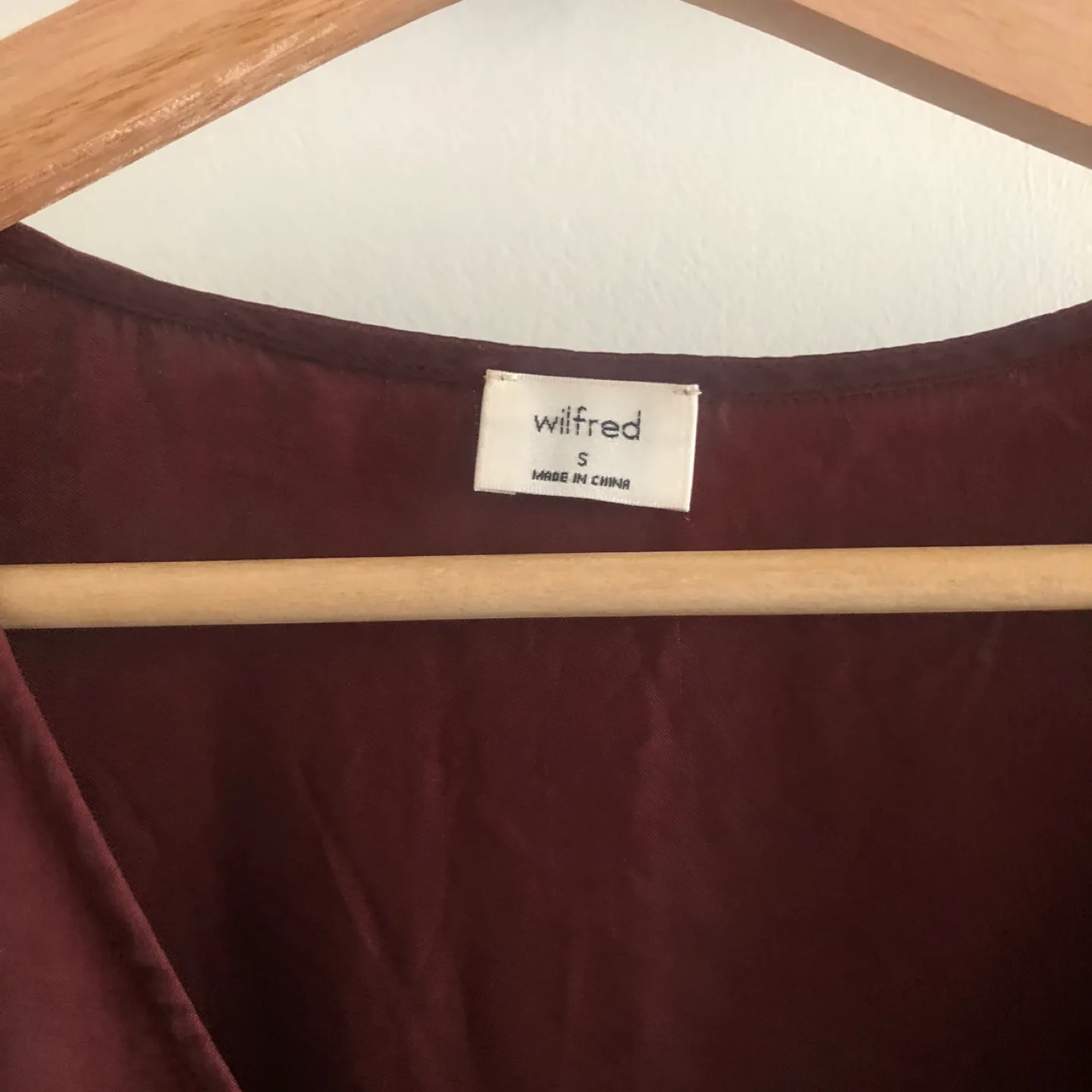 Wilfred Bria Blouse - Size S - Burgundy image indicator(2)