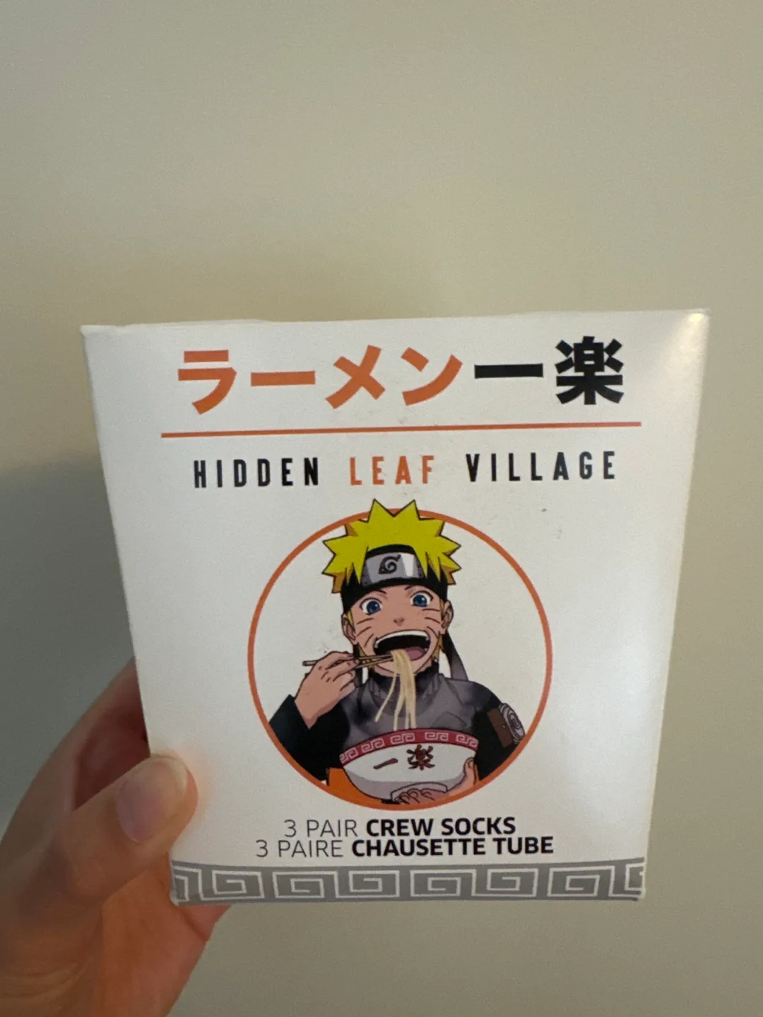 Naruto Ramen Ichiraku Crew Socks - 3 Pair 🧡 thumbnail