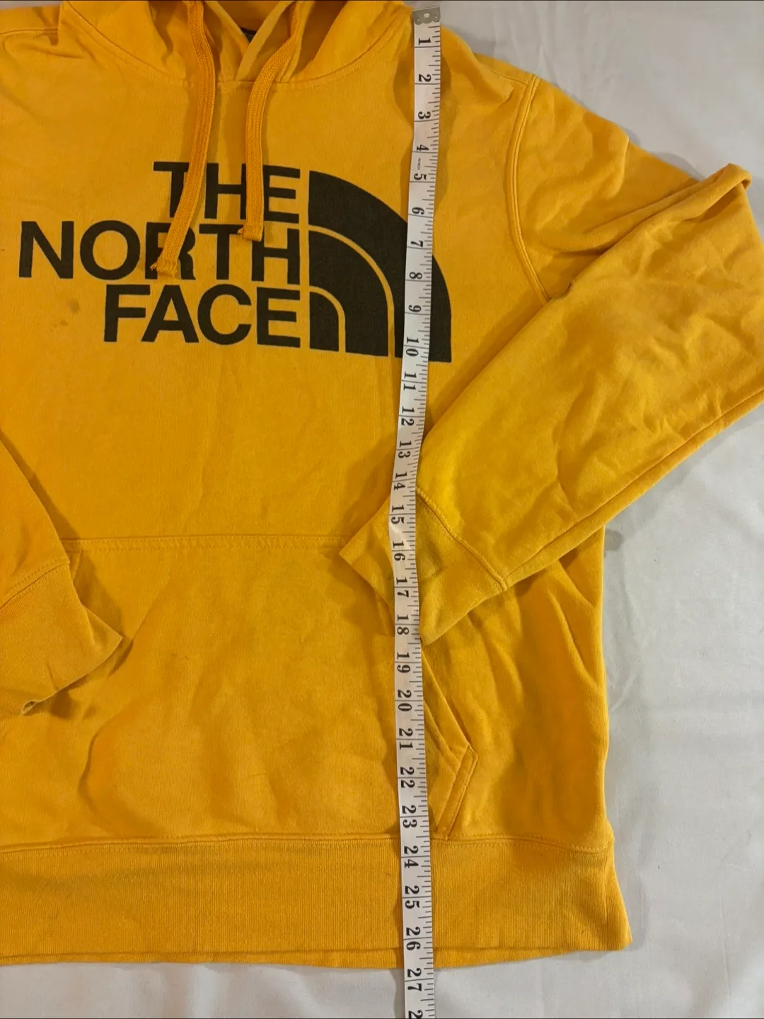 The North Face Yellow Hoodie in perfect condition image indicator(6)
