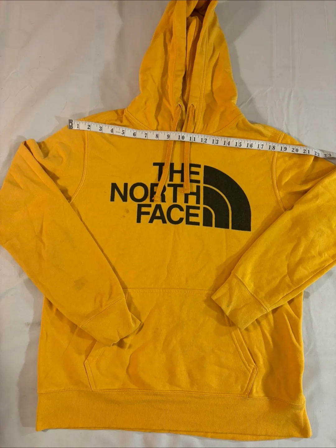 The North Face Yellow Hoodie in perfect condition image indicator(5)