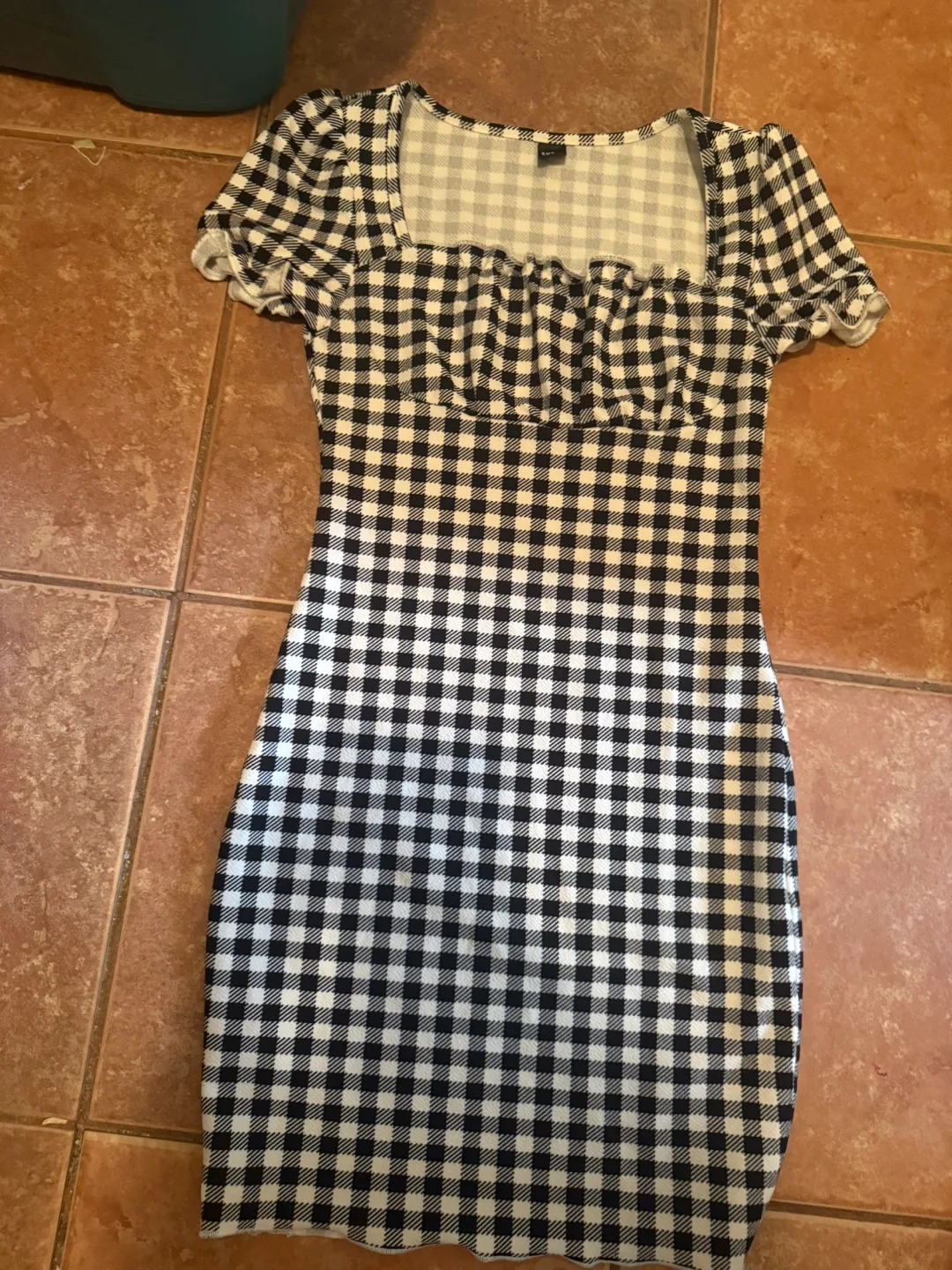 Gingham Mini Dress extra small thumbnail