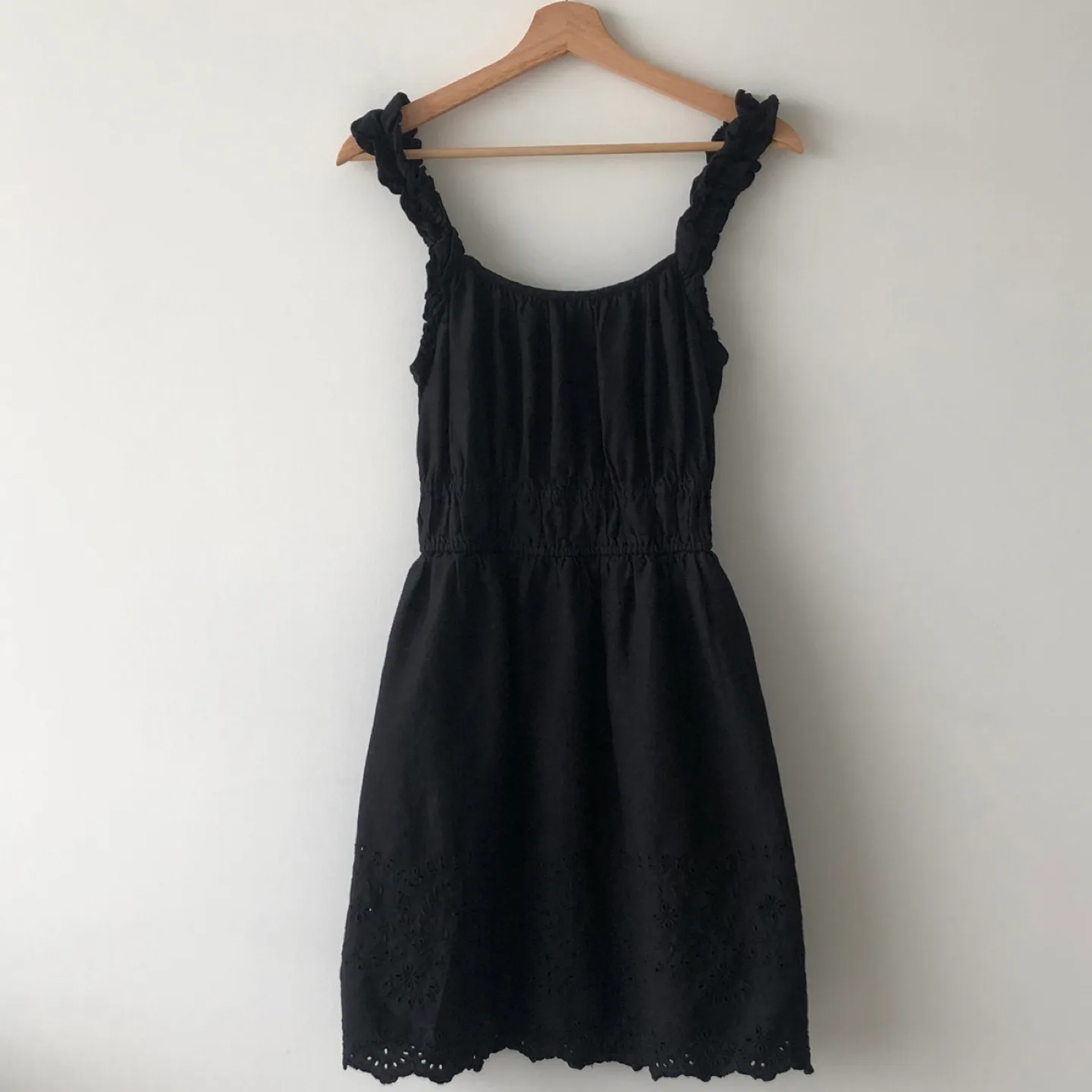 Vintage Old Navy Cotton Summer Dress - Black - Size Small 🖤 thumbnail