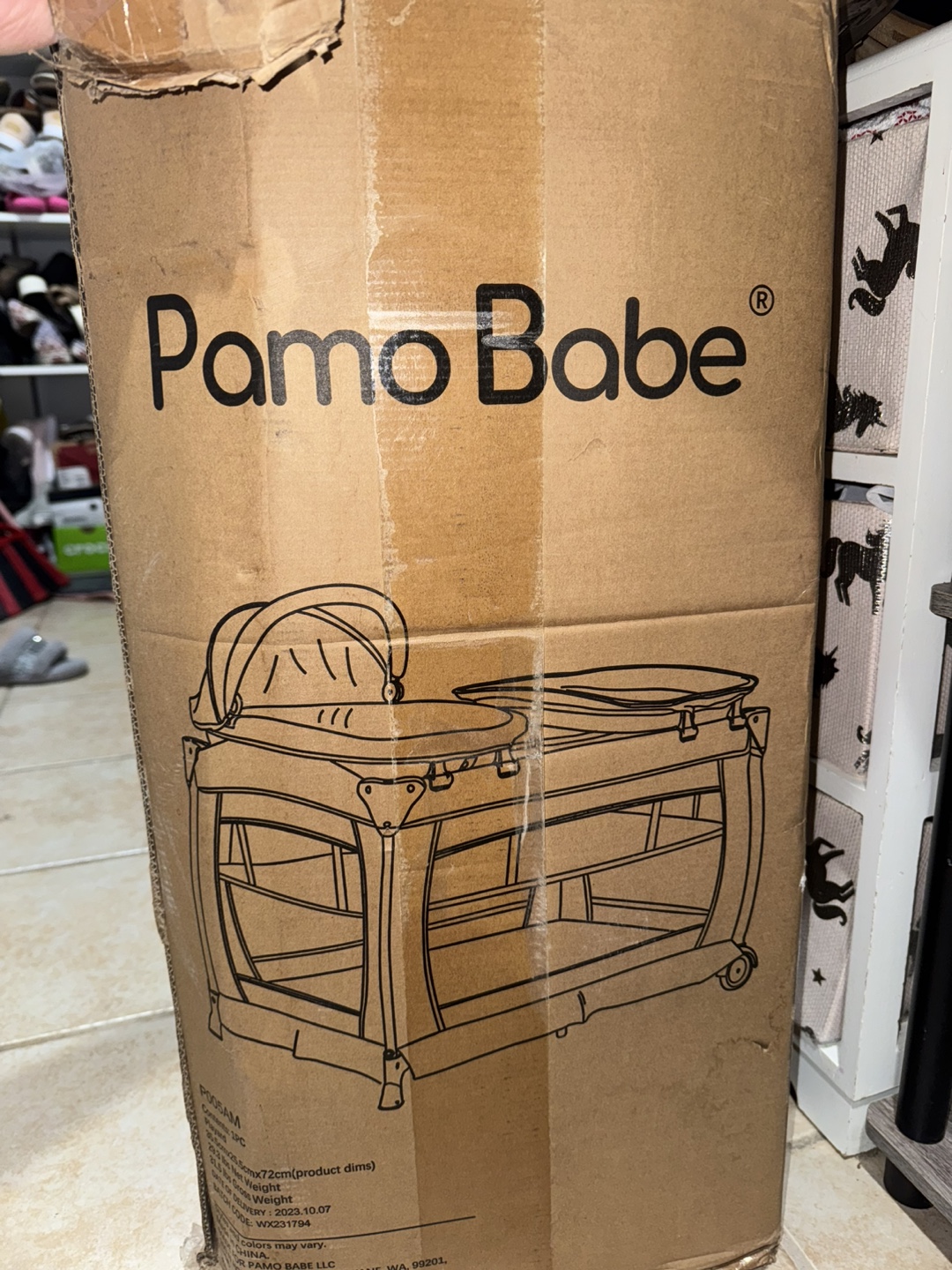 Pamo Babe Playard with Bassinet & Changing Table - photo 2