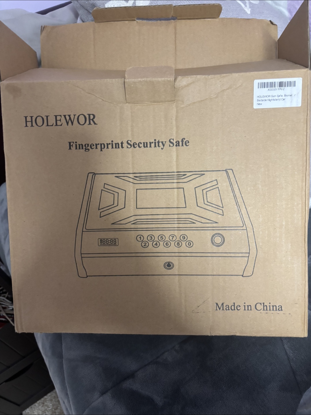 HOLEWOR Fingerprint Security Safe - Like New! - photo 5