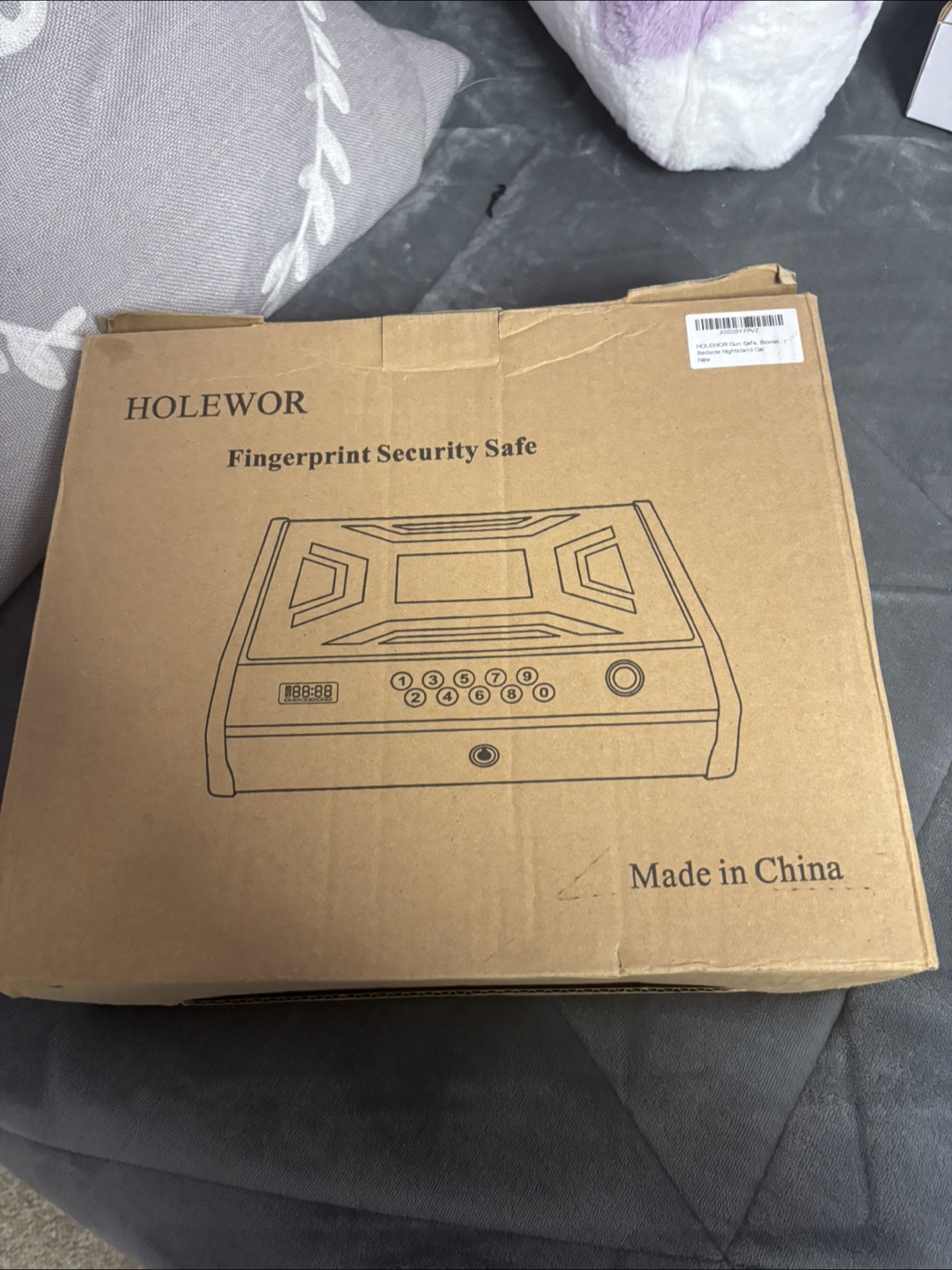 HOLEWOR Fingerprint Security Safe - Like New! - photo 4