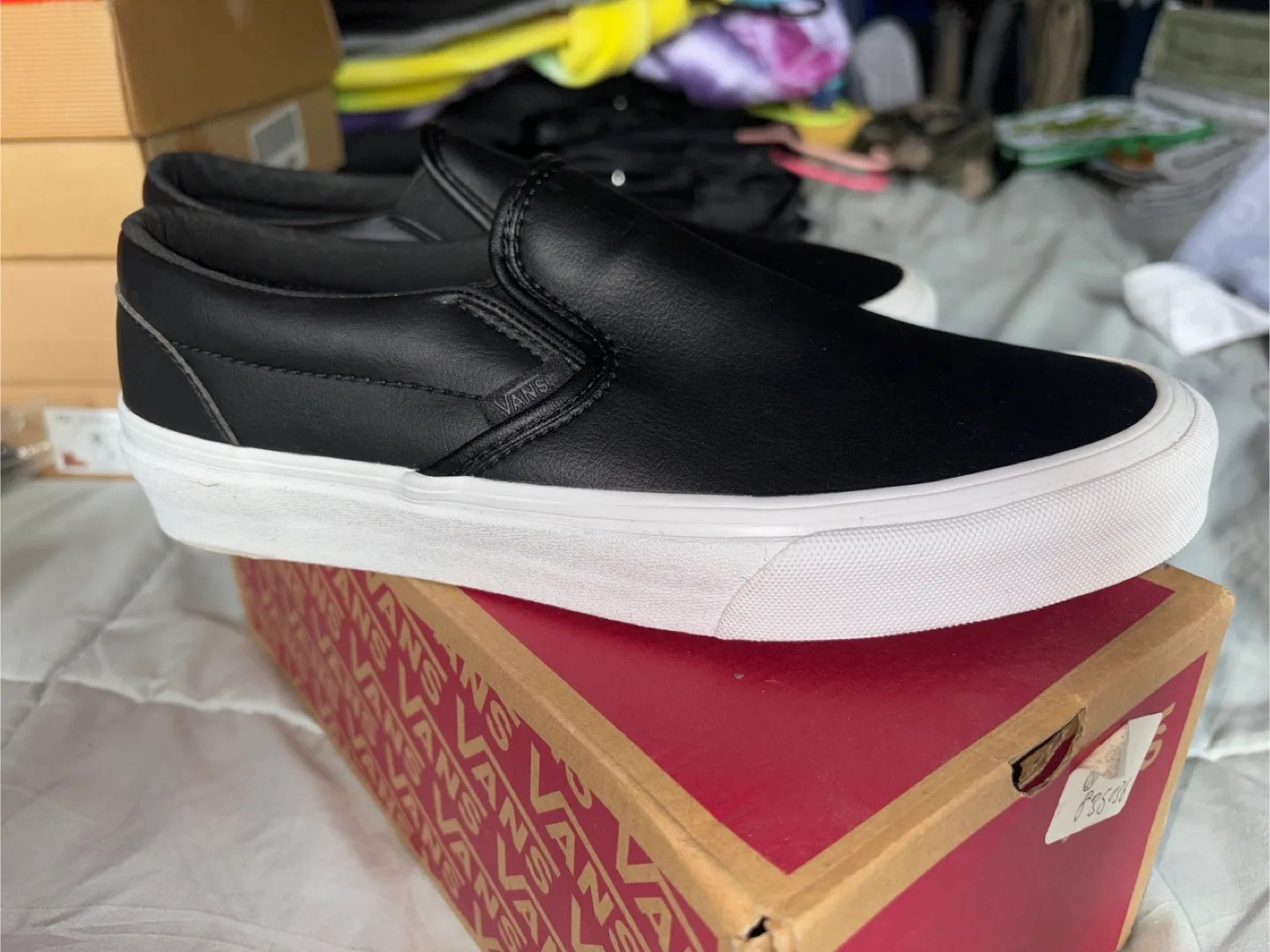 Vans Leather Slip-On Shoes thumbnail