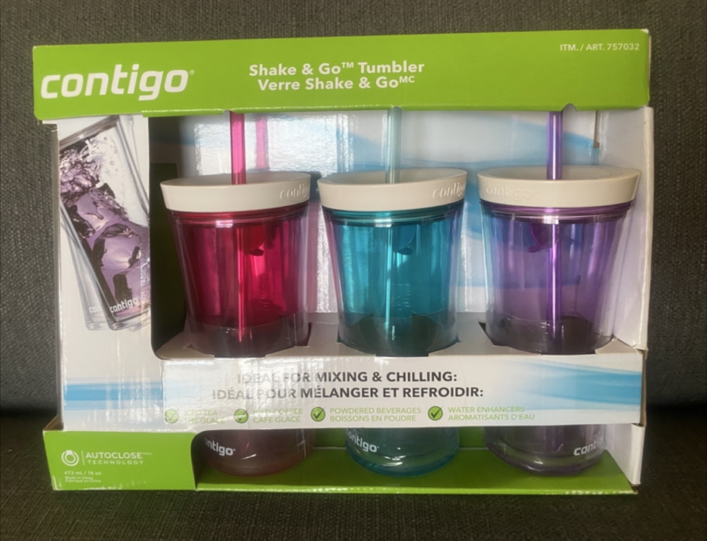 Brand new Contigo Shake & Go Tumbler Set