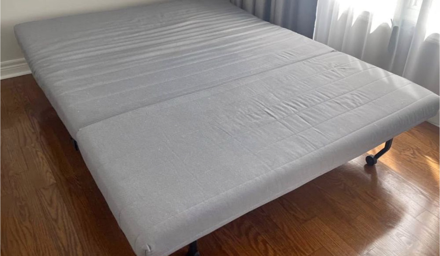 IKEA LYCKSELE LÖVÅS Sofa Bed - Knisa Light Gray - photo 4