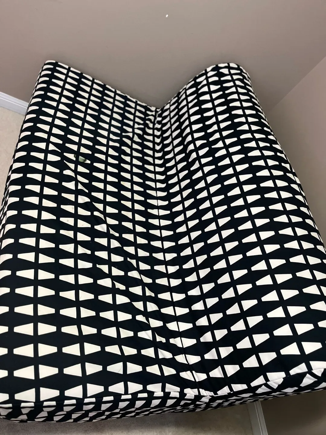 IKEA LYCKSELE LÖVÅS Sofa Bed - Knisa Light Gray image indicator(5)