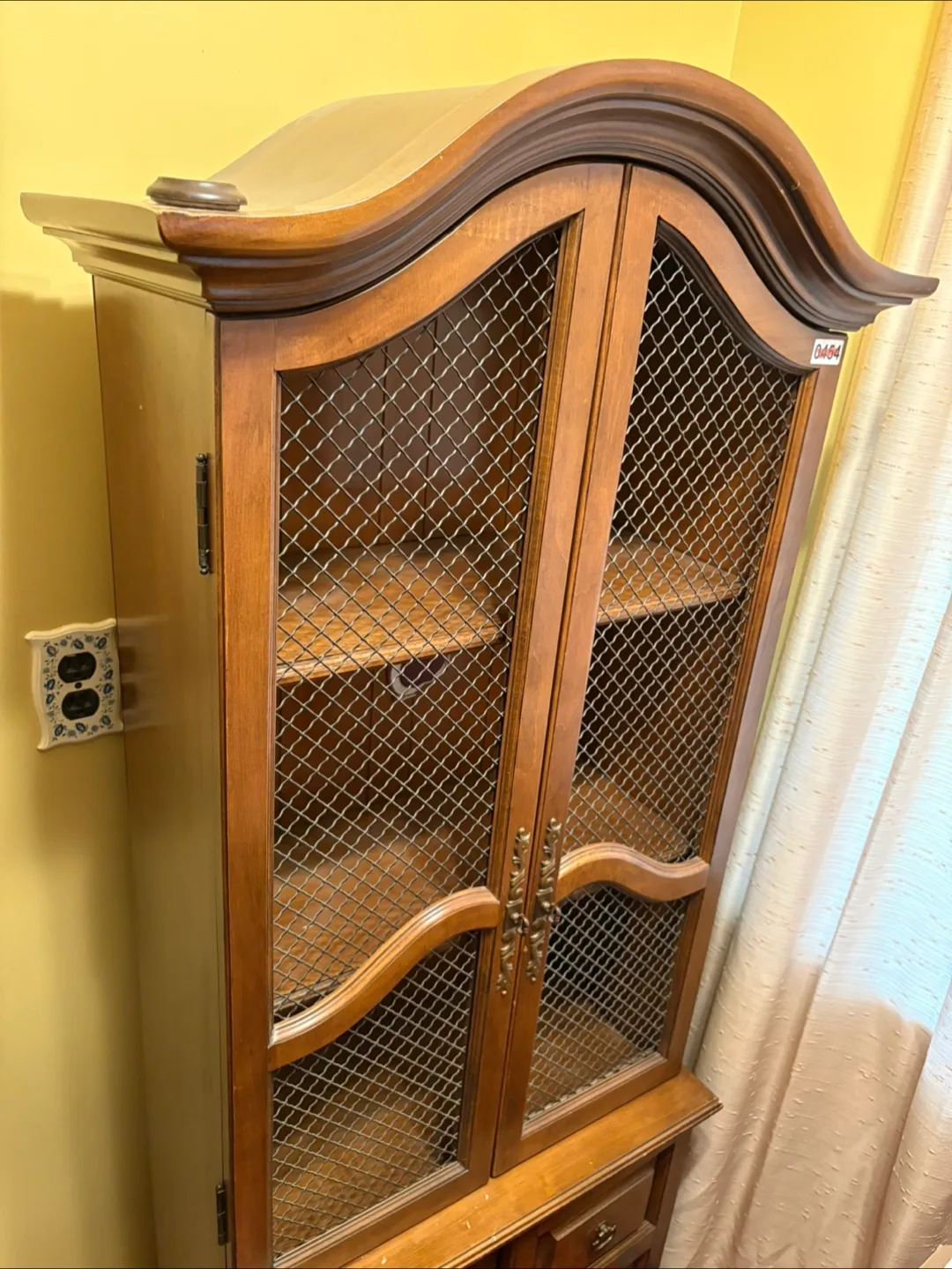 Vintage Wooden China Cabinet thumbnail