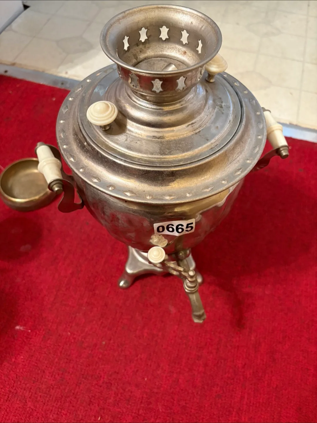 Antique decor - tea urn- Samovar thumbnail