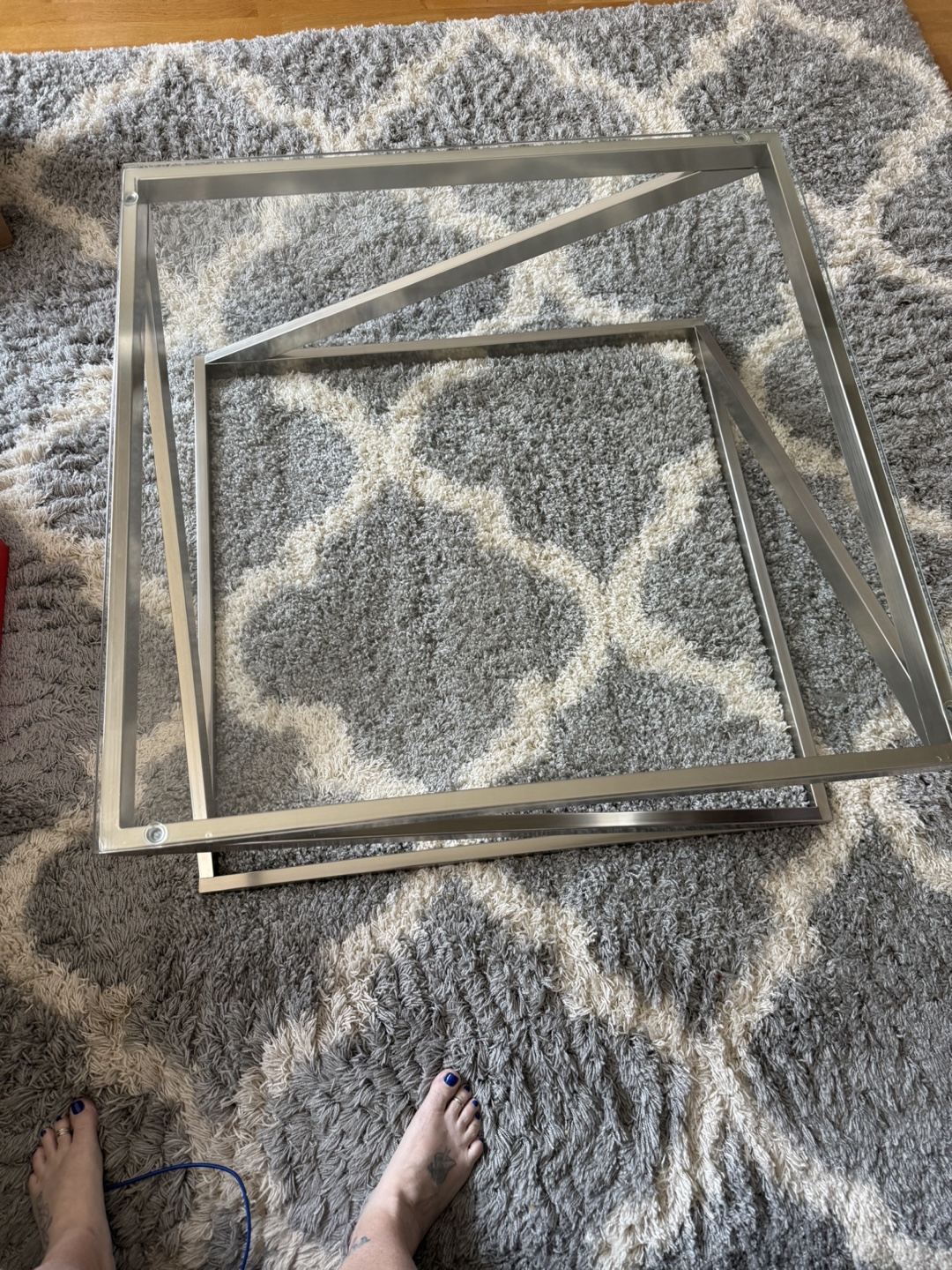 Square Glass Coffee Table