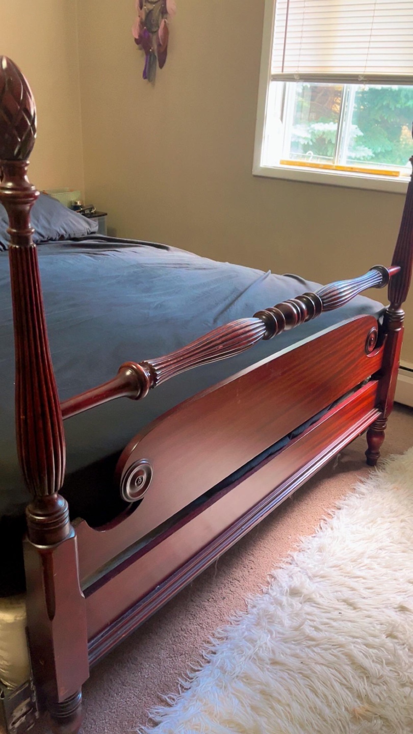 Antique Style Mahogany Bed Frame