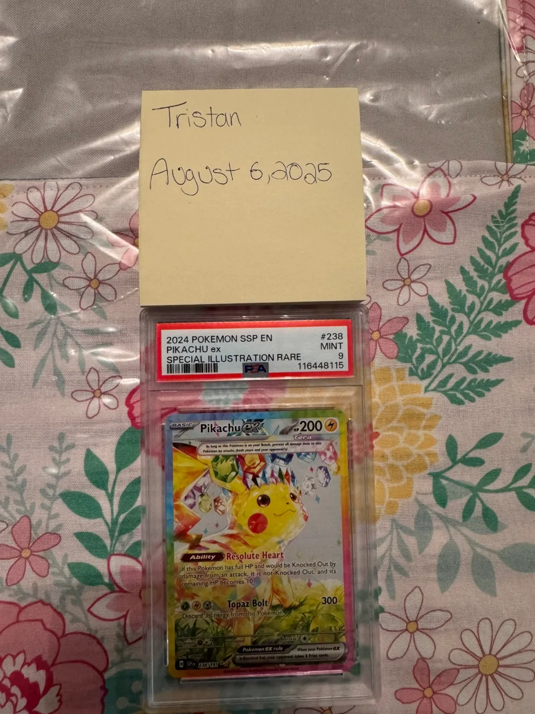 Pikachu ex 238 PSA 9 thumbnail
